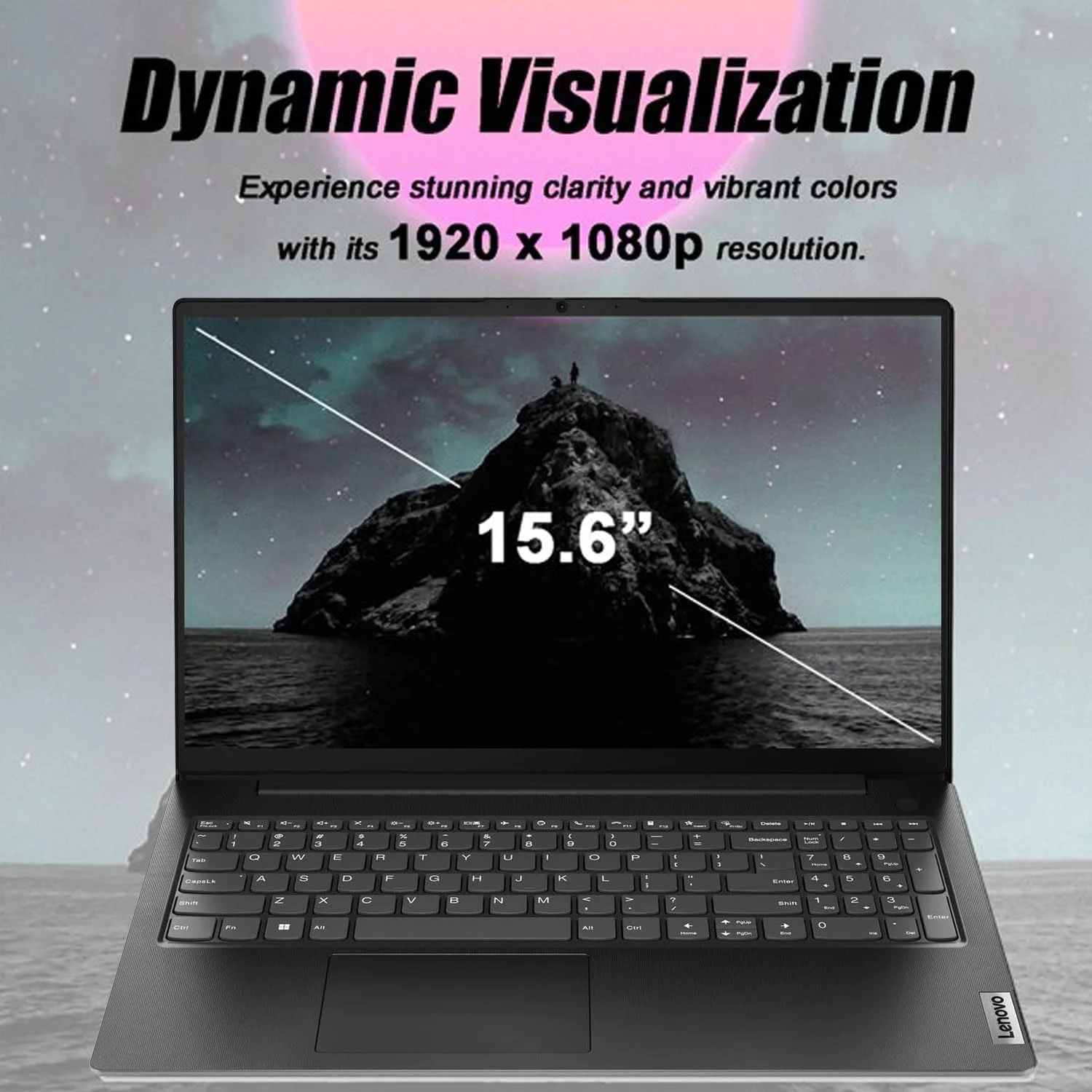 لپ تاپ تجاری جدید لنوو v15 Gen 4، صفحه نمایش 15.6 اینچی FHD، نسل سیزدهم اینتل i5-13420H، ویندوز 11 پرو، وب کم، وای فای، مشکی - پایه لپ تاپ، ماوس، آنتی ویروس، پد رایگان (16 گیگابایت رم | 1 ترابایت SSD)