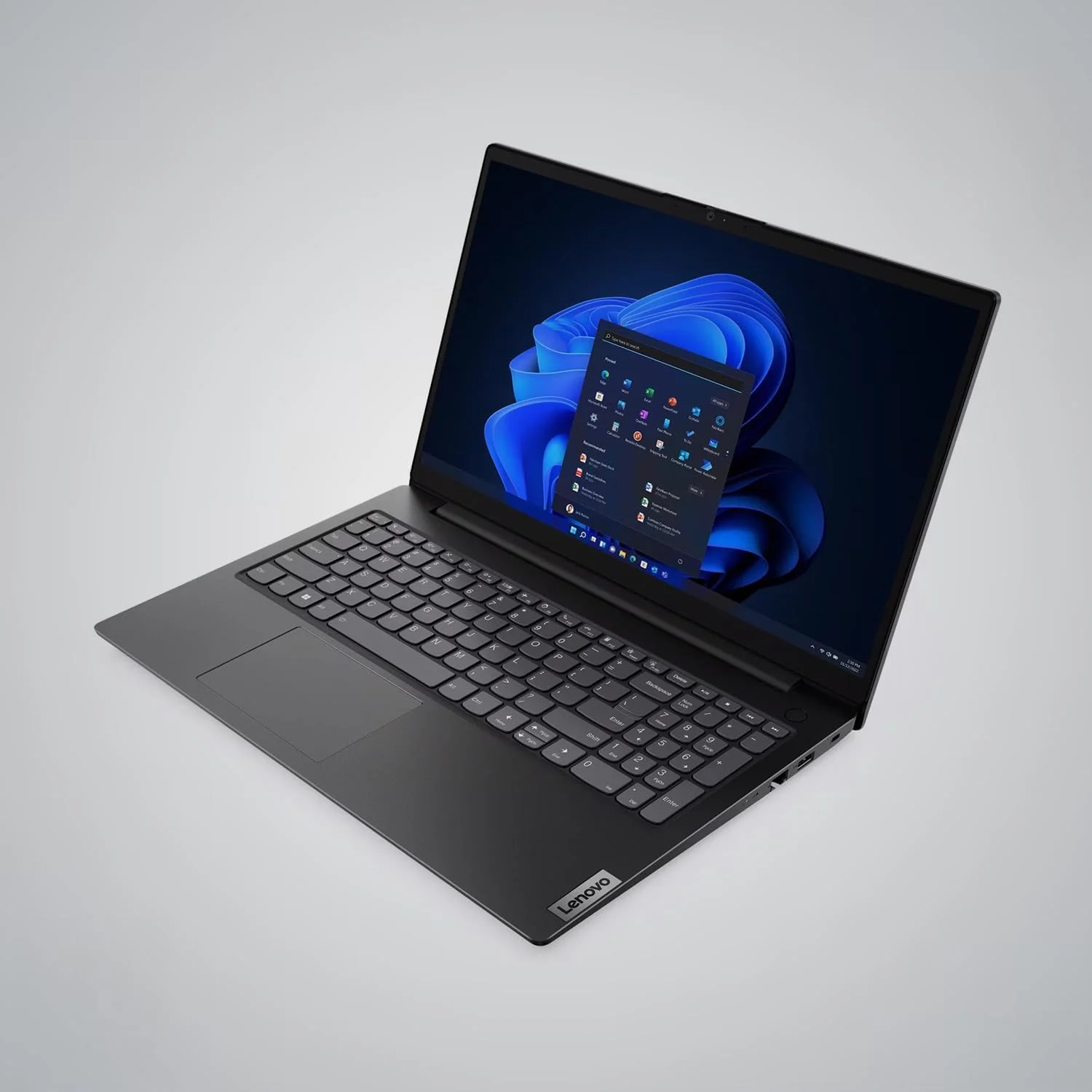 لپ تاپ تجاری جدید لنوو v15 Gen 4، صفحه نمایش 15.6 اینچی FHD، نسل سیزدهم اینتل i5-13420H، ویندوز 11 پرو، وب کم، وای فای، مشکی - پایه لپ تاپ، ماوس، آنتی ویروس، پد رایگان (16 گیگابایت رم | 1 ترابایت SSD)
