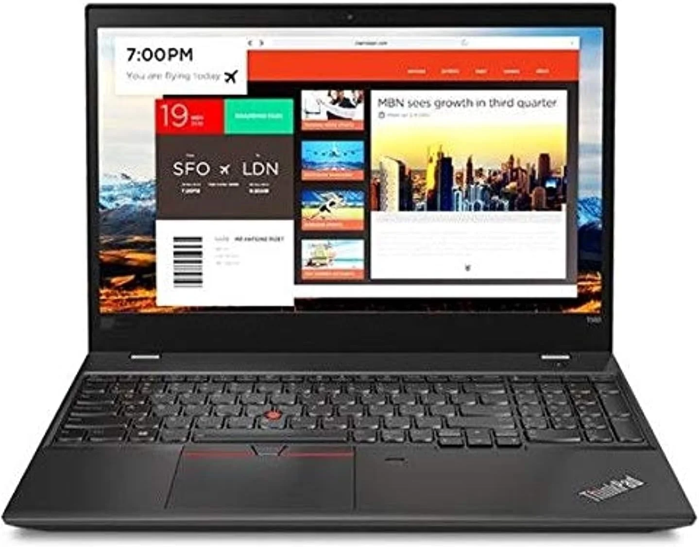 لپ تاپ لنوو ThinkPad T580 (بازسازی شده)، صفحه نمایش 15.6 اینچی FHD (1920x1080)، پردازنده نسل هشتم Intel Core i7-8550U، رم 16 گیگابایتی DDR4، حافظه SSD 512 گیگابایتی، ویندوز 10 پرو