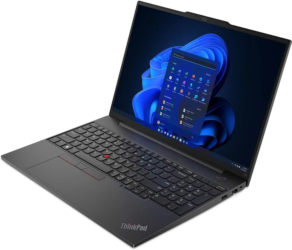 لپ تاپ تجاری لنوو Thinkpad E16 Gen 2 با صفحه نمایش 16.0 اینچی IPS WUXGA (AMD Ryzen 5 7535U، 16 گیگابایت DDR5، 512 گیگابایت PCIe SSD، کیبورد با نور پس زمینه، اثر انگشت، WiFi 6E، BT 5.3، Win 11 Pro) همراه با هاب DKZ لپ تاپ تجاری لنوو Thinkpad E16 Gen 2 با صفحه نمایش 16.0 اینچی IPS WUXGA (AMD Ryzen 5 7535U، 16 گیگابایت DDR5، 512 گیگابایت PCIe SSD، کیبورد با نور پس زمینه، اثر انگشت، WiFi 6E، BT 5.3، Win 11 Pro) همراه با هاب DKZ