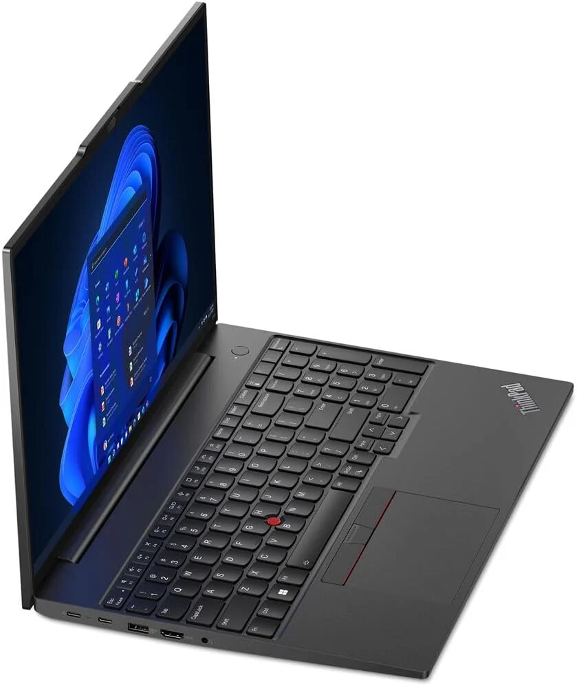 لپ تاپ تجاری لنوو Thinkpad E16 Gen 2 با صفحه نمایش 16.0 اینچی IPS WUXGA (AMD Ryzen 5 7535U، 16 گیگابایت DDR5، 512 گیگابایت PCIe SSD، کیبورد با نور پس زمینه، اثر انگشت، WiFi 6E، BT 5.3، Win 11 Pro) همراه با هاب DKZ لپ تاپ تجاری لنوو Thinkpad E16 Gen 2 با صفحه نمایش 16.0 اینچی IPS WUXGA (AMD Ryzen 5 7535U، 16 گیگابایت DDR5، 512 گیگابایت PCIe SSD، کیبورد با نور پس زمینه، اثر انگشت، WiFi 6E، BT 5.3، Win 11 Pro) همراه با هاب DKZ