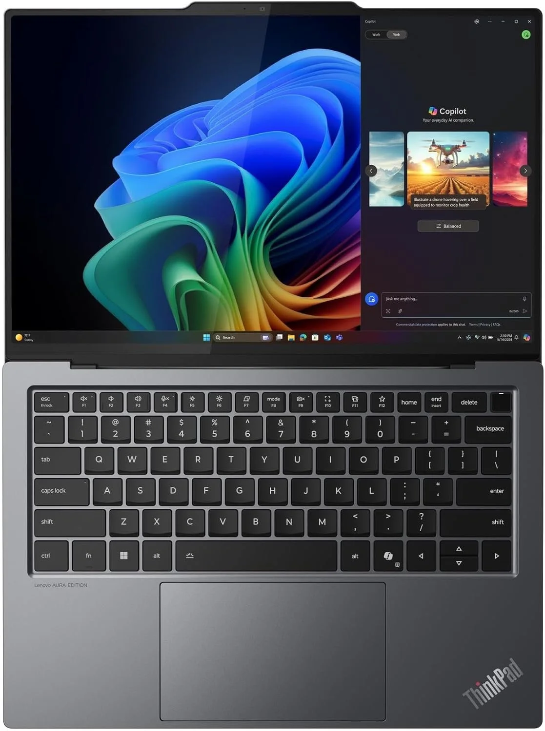لپ تاپ لنوو ThinkPad X9-14 Aura Gen 1، صفحه نمایش 14 اینچی WUXGA OLED، پردازنده Intel Core Ultra 7 258V، رم 32 گیگابایتی DDR5، SSD 1 ترابایتی، گرافیک Intel Arc، کیبورد با نور پس زمینه ENG/ARB، ویندوز 11 پرو، 3 سال پشتیبانی Premier لپ تاپ لنوو ThinkPad X9-14 Aura Gen 1، صفحه نمایش 14 اینچی WUXGA OLED، پردازنده Intel Core Ultra 7 258V، رم 32 گیگابایتی DDR5، SSD 1 ترابایتی، گرافیک Intel Arc، کیبورد با نور پس زمینه ENG/ARB، ویندوز 11 پرو، 3 سال پشتیبانی Premier
