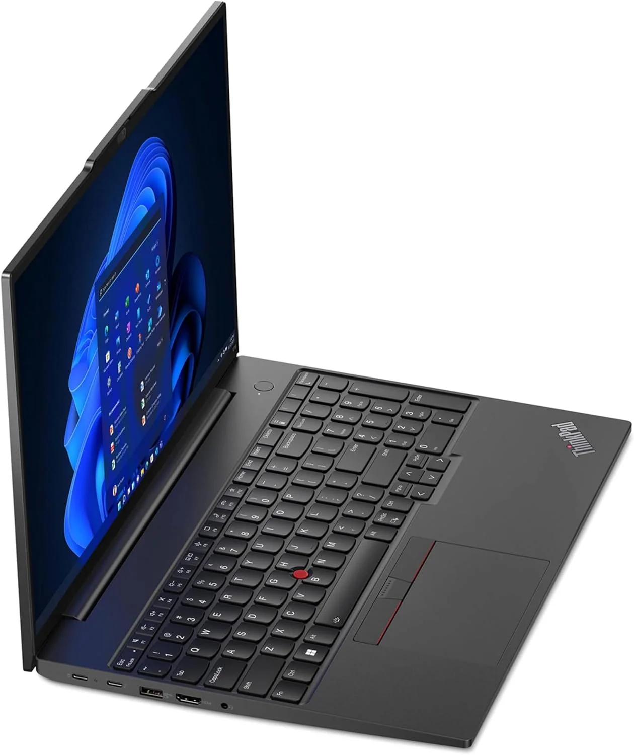 لپ تاپ تجاری لنوو Thinkpad E16 G1 با صفحه نمایش 16 اینچی FHD، پردازنده نسل سیزدهم Intel Core i7-1355U | رم 16 گیگابایتی DDR4 | حافظه SSD NVMe M.2 1 ترابایتی | گرافیک Intel Iris Xe | حسگر اثر انگشت | ویندوز 11 (ارتقا یافته)