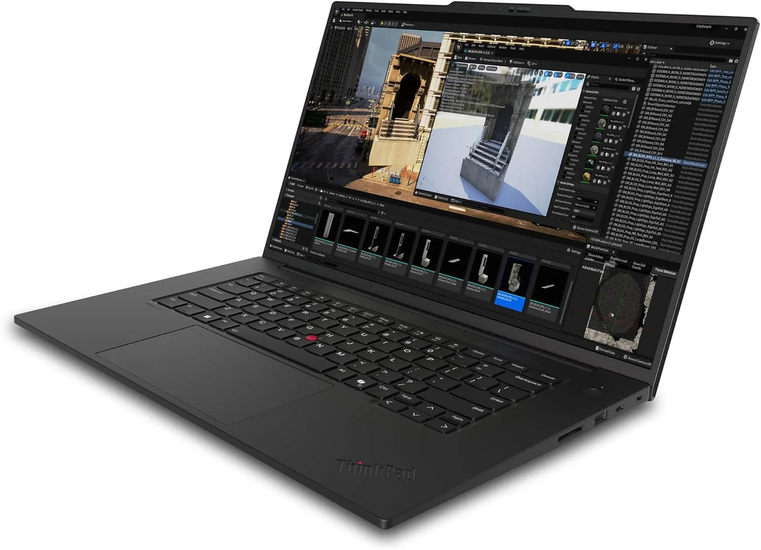 لپ تاپ هوش مصنوعی Lenovo ThinkPad P1 Gen 7، پردازنده Intel Ultra 9 185H vPro، کارت گرافیک NVIDIA RTX 3000 Ada، رم 64 گیگابایتی، SSD 4 ترابایتی، صفحه نمایش 16 اینچی 4K OLED (3840 x 2400) IPS، ضد تابش نور، لمسی، دوربین 5 مگاپیکسلی RGB+IR، Wi-Fi 7، ویندوز 11 پرو