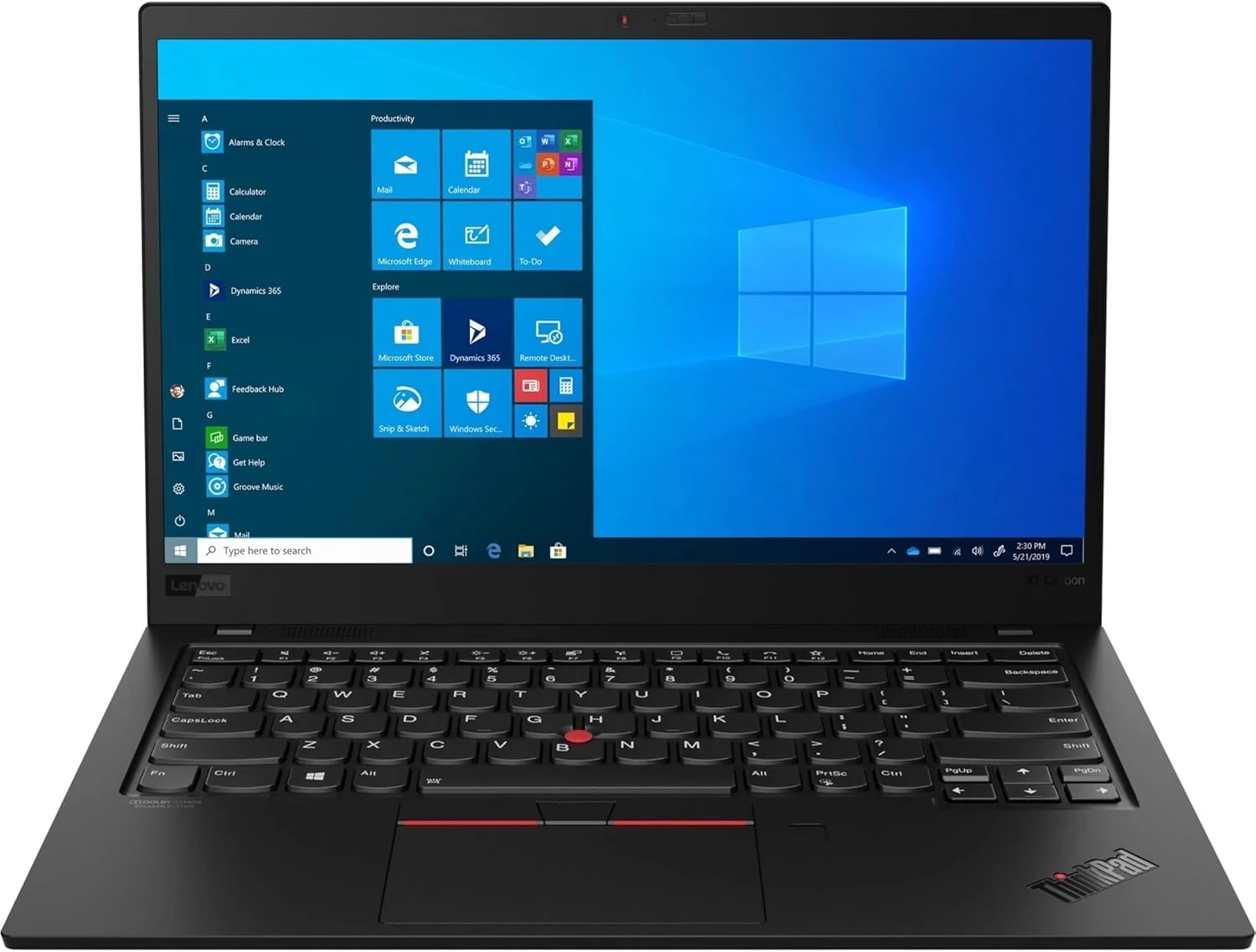 لپ تاپ تجاری لنوو ThinkPad X1 Carbon Gen. 8 (نسل هشتم) | پردازنده چهارهسته‌ای Intel® Core™ i5-10210U تا 4.20 گیگاهرتز | 16 گیگابایت رم | 256 گیگابایت SSD | صفحه نمایش 14.1 اینچی FHD غیر لمسی | ویندوز | مشکی | (بازسازی شده)