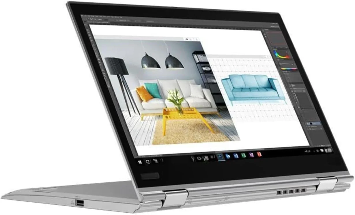 لپ تاپ تجاری 2 در 1 لنوو Thinkpad X1 Yoga نسل 3 (تجدید شده). | پردازنده Intel Core i5 نسل 8 | 8 گیگابایت رم | 256 گیگابایت SSD | صفحه نمایش لمسی 14.1 اینچی FHD 360 درجه | ویندوز 10 پرو | نقره ای | (تجدید شده)