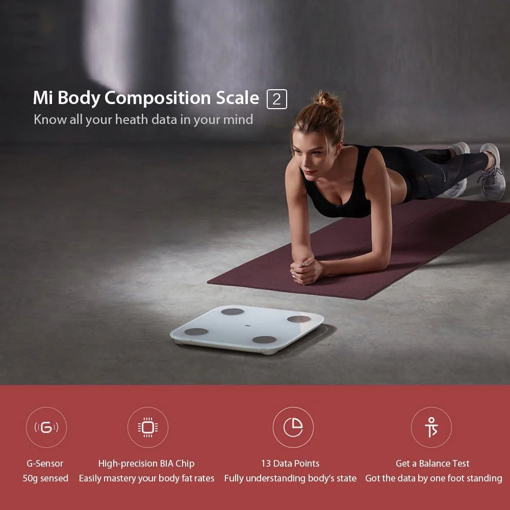 ترازو ترکیبی بدن شیائومی Mi Body Composition Scale 2 سفید ترازو ترکیبی بدن شیائومی Mi Body Composition Scale 2 سفید