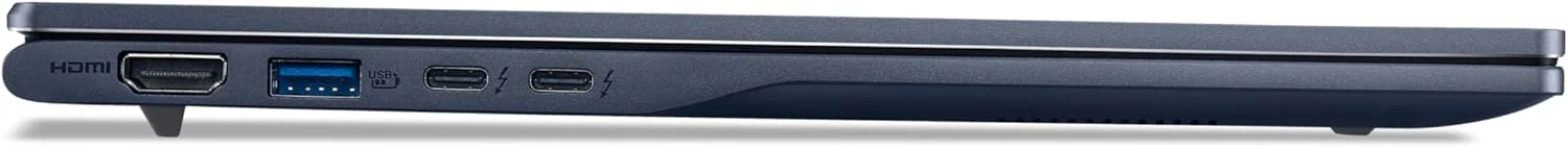 لپ تاپ Acer Swift 14 SF14 AI Core Ultra 7-258V هشت هسته ای تا 4.80 گیگاهرتز/32 گیگابایت LPDDR5X/1 ترابایت SSD/گرافیک Intel ARC/14 اینچ 2.8K OLED 90 هرتز Adobe&DCI-P3 100%/WiFi-7/اثر انگشت/کیبورد با نور پس زمینه/Win11/آبی استیم