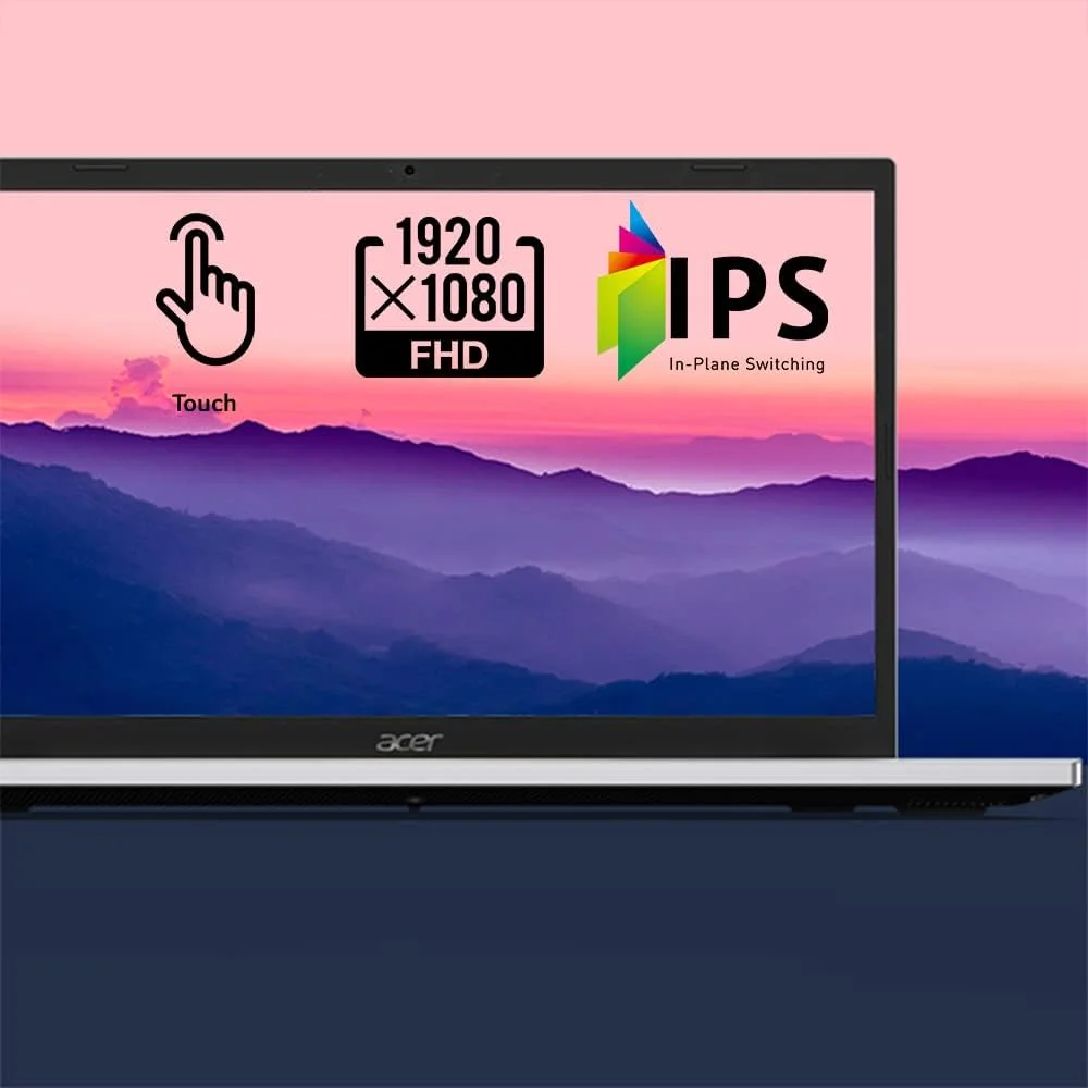 لپ تاپ باریک ایسر Aspire 3 A315-24PT-R08Z | صفحه نمایش لمسی 15.6 اینچی Full HD IPS | پردازنده چهار هسته ای AMD Ryzen 3 7320U | گرافیک AMD Radeon | 8 گیگابایت LPDDR5 | 256 گیگابایت NVMe SSD، نقره ای لپ تاپ باریک ایسر Aspire 3 A315-24PT-R08Z | صفحه نمایش لمسی 15.6 اینچی Full HD IPS | پردازنده چهار هسته ای AMD Ryzen 3 7320U | گرافیک AMD Radeon | 8 گیگابایت LPDDR5 | 256 گیگابایت NVMe SSD، نقره ای