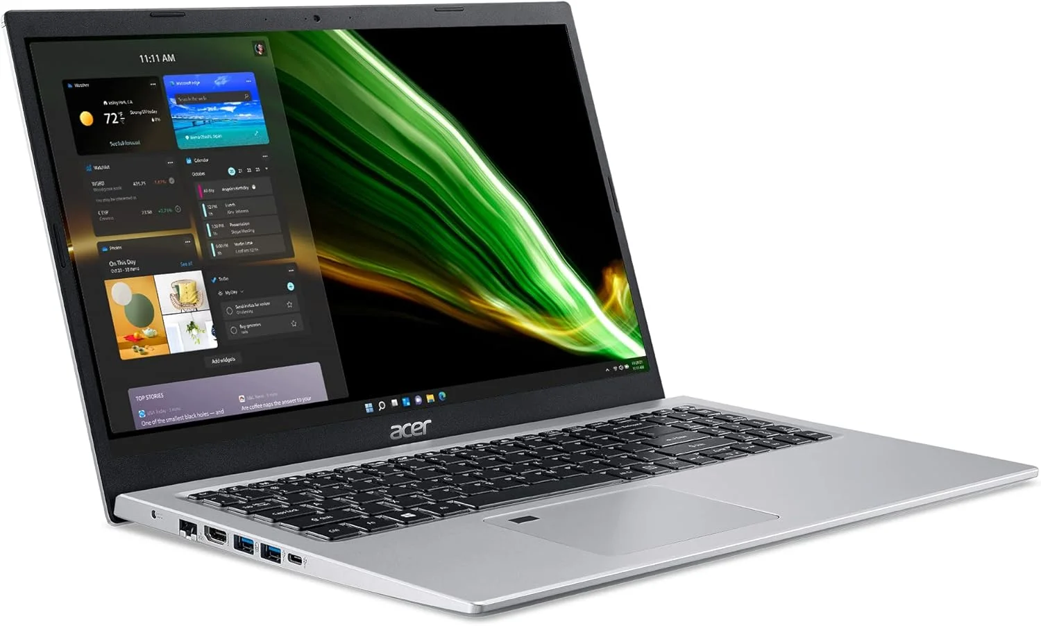لپ تاپ Acer Aspire 5 A515-56-53S3 | صفحه نمایش 15.6 اینچی Full HD IPS | پردازنده نسل 11 اینتل Core i5-1135G7 | گرافیک Intel Iris Xe | 8 گیگابایت DDR4 | 256 گیگابایت SSD | WiFi 6 | حسگر اثر انگشت | کیبورد با نور پس زمینه | ویندوز 11