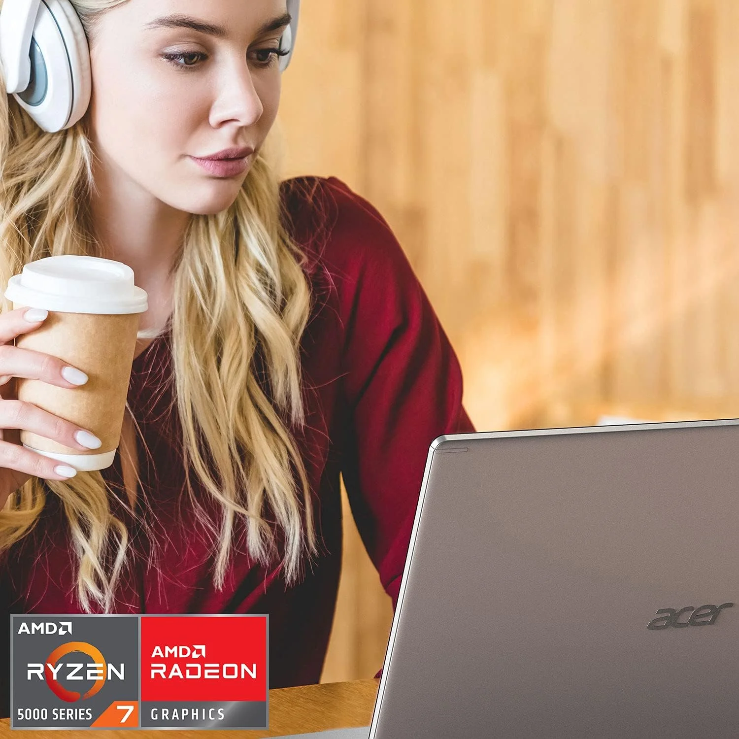 لپ تاپ باریک ایسر Aspire 3 | صفحه نمایش 15.6 اینچی Full HD IPS | پردازنده موبایل AMD Ryzen 7 5700U Hexa-Core | کارت گرافیک AMD Radeon | 16 گیگابایت DDR4 | 1 ترابایت NVMe SSD | WiFi 6 | ویندوز 11 هوم
