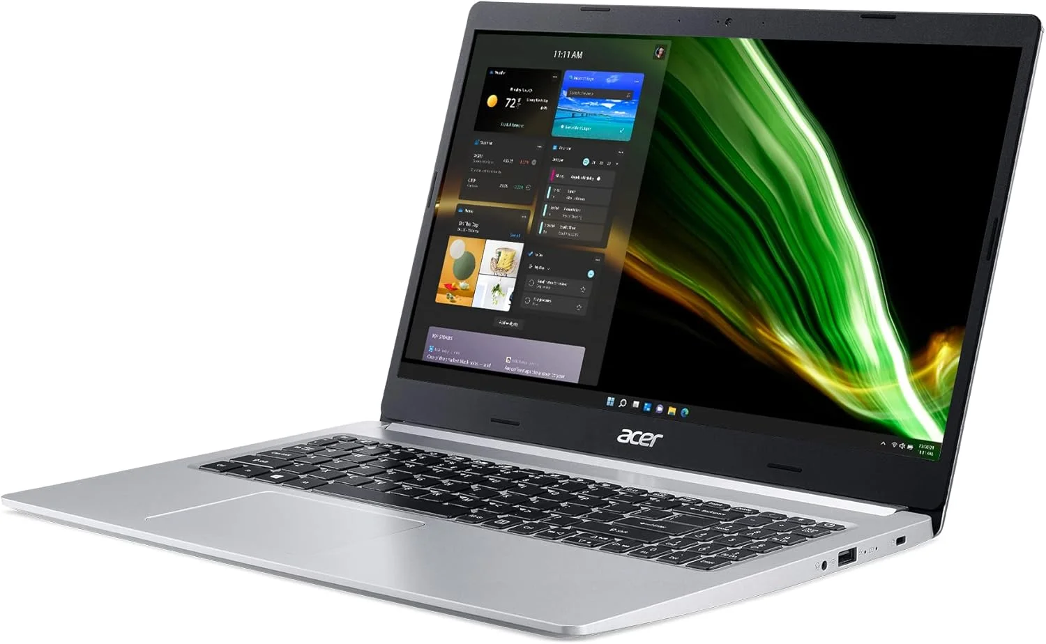 لپ تاپ باریک ایسر Aspire 3 | صفحه نمایش 15.6 اینچی Full HD IPS | پردازنده موبایل AMD Ryzen 7 5700U Hexa-Core | کارت گرافیک AMD Radeon | 16 گیگابایت DDR4 | 1 ترابایت NVMe SSD | WiFi 6 | ویندوز 11 هوم