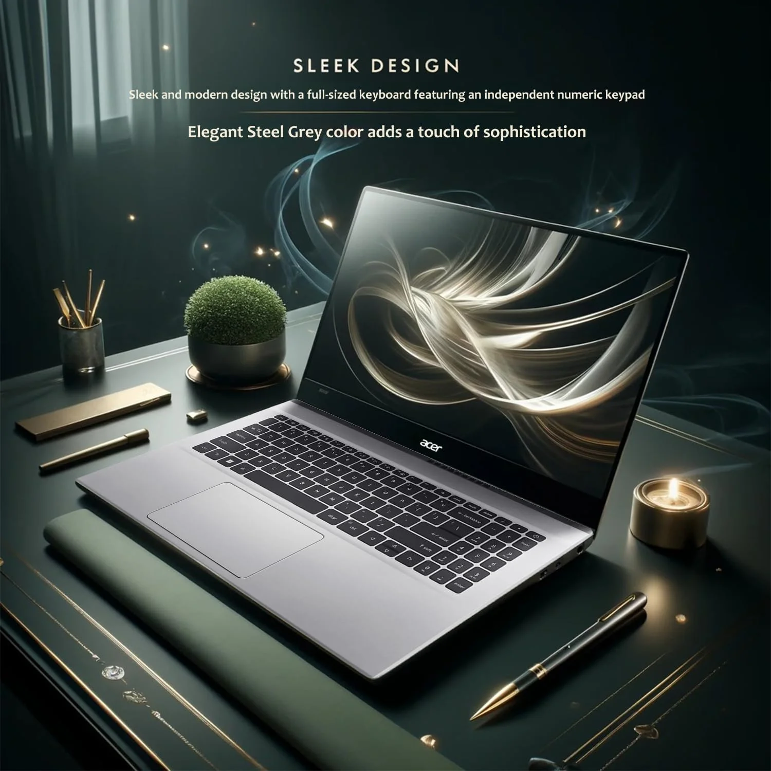 لپ تاپ ممتاز ایسر اسپایر | صفحه نمایش 15.6 اینچی FHD | AMD Ryzen 7 5700U (بهتر از i7-1365U) | 32 گیگابایت رم | 1 ترابایت SSD | عمر باتری طولانی | طراحی شیک | پورت اترنت | ویندوز 11 پرو | همراه با بسته نرم افزاری WOWPC