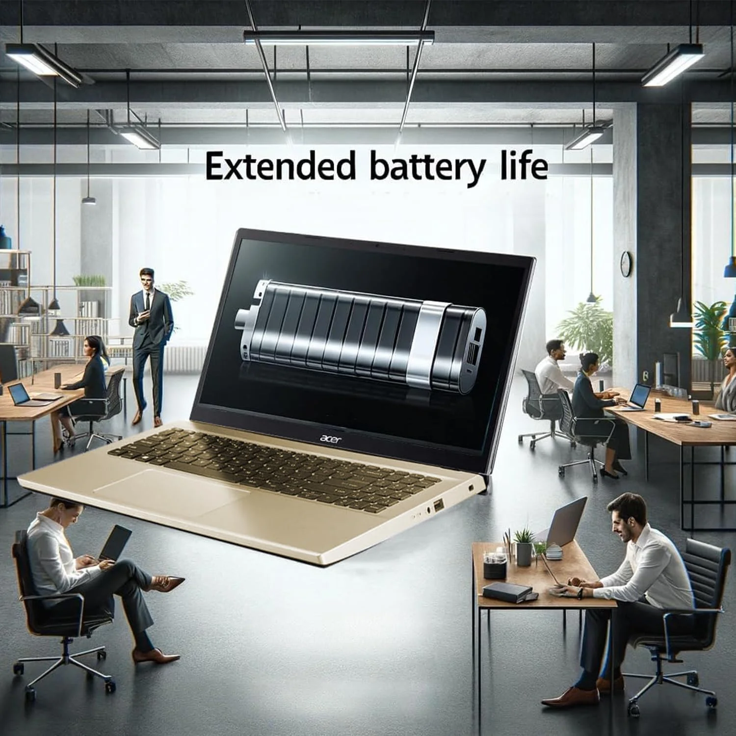 لپ تاپ باریک ایسر Aspire، یک سال Office365، صفحه نمایش 15.6 اینچی FHD، پردازنده دو هسته ای اینتل سلرون N4500، RJ-45، وب کم، WiFi، بلوتوث، ویندوز 11، طلایی سافاری، همراه با USB WOWPC (32 گیگابایت رم | 1 ترابایت SSD) لپ تاپ باریک ایسر Aspire، یک سال Office365، صفحه نمایش 15.6 اینچی FHD، پردازنده دو هسته ای اینتل سلرون N4500، RJ-45، وب کم، WiFi، بلوتوث، ویندوز 11، طلایی سافاری، همراه با USB WOWPC (32 گیگابایت رم | 1 ترابایت SSD)