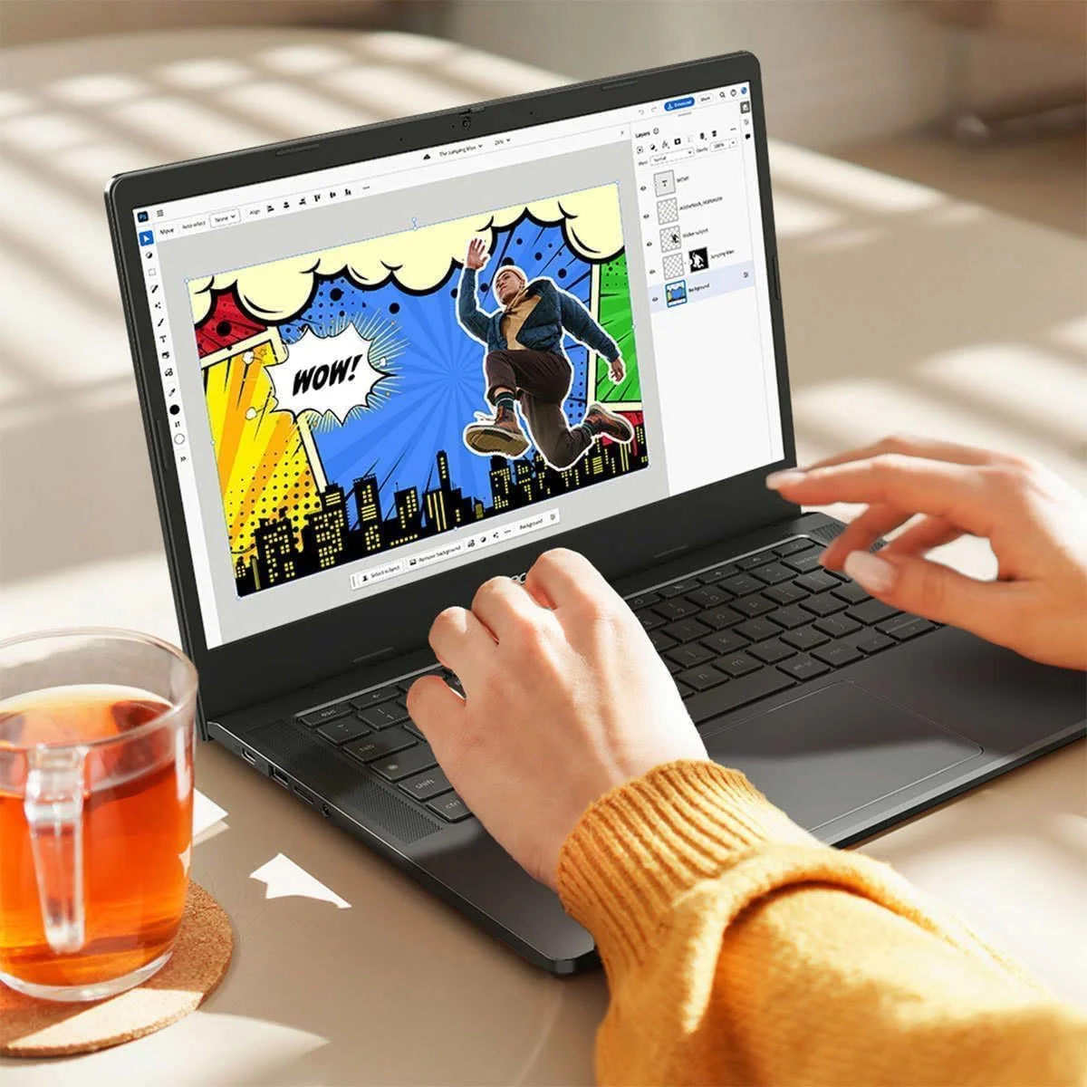 لپ تاپ Acer Chromebook Plus 514 با هوش مصنوعی گوگل، پردازنده 8 هسته ای Intel i3-N305، رم 8 گیگابایتی LPDDR5، حافظه SSD 512 گیگابایتی، صفحه نمایش لمسی 14 اینچی FHD 1920 x 1080 IPS، وای فای 6E، وب کم 1080P، سیستم عامل Chrome، وب کم 1080p، عمر باتری طولانی