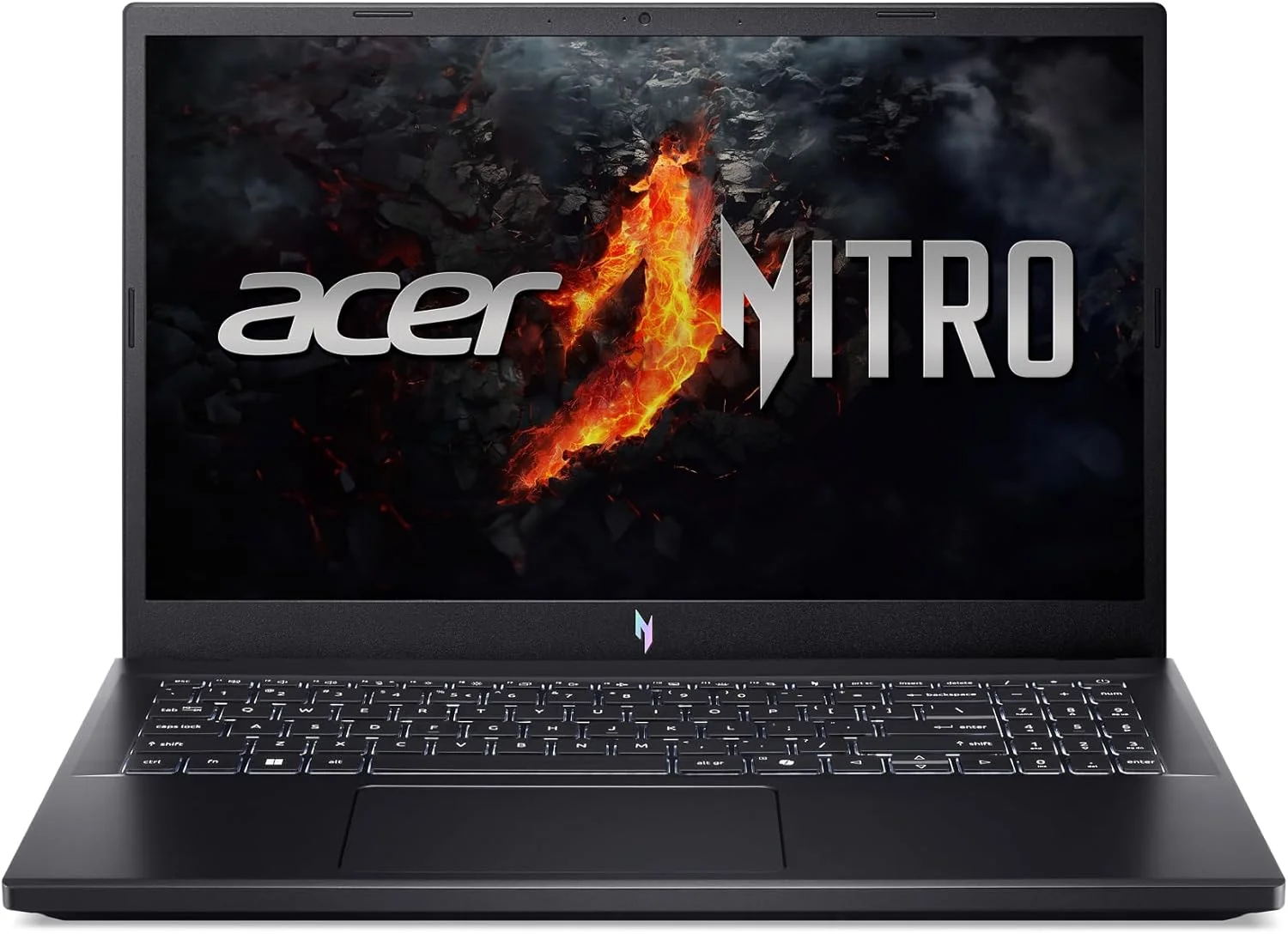 لپ تاپ گیمینگ ایسر Nitro V | پردازنده شش هسته ای AMD Ryzen 5 7535HS | پردازنده گرافیکی لپ تاپ NVIDIA GeForce RTX 4050 | صفحه نمایش 15.6 اینچی FHD IPS 144 هرتز | 8 گیگابایت DDR5 | 512 گیگابایت SSD | WiFi 6 | صفحه کلید با نور پس زمینه | ANV15-41-R5N6