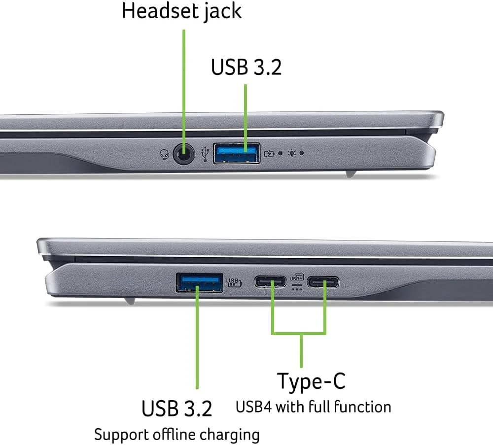 لپ تاپ ایسر Swift Go 14 AI Copilot+ PC | صفحه نمایش 14.5 اینچی 2.5K 120 هرتز | تجربه های هوش مصنوعی را باز کنید | پردازنده Qualcomm Snapdragon X Plus 8 هسته ای | 16 گیگابایت رم | 1 ترابایت SSD Gen 4 | Wi-Fi 7 | ویندوز 11 هوم | SFG14-01-X006 لپ تاپ ایسر Swift Go 14 AI Copilot+ PC | صفحه نمایش 14.5 اینچی 2.5K 120 هرتز | تجربه های هوش مصنوعی را باز کنید | پردازنده Qualcomm Snapdragon X Plus 8 هسته ای | 16 گیگابایت رم | 1 ترابایت SSD Gen 4 | Wi-Fi 7 | ویندوز 11 هوم | SFG14-01-X006