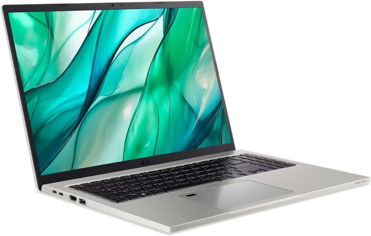 لپ تاپ ایسر 2025 | Aspire Vero | نمایشگر 16 اینچی IPS با رزولوشن 2560x1600 | پردازنده Intel-12 Core Ultra 7 155U | رم 16 گیگابایتی LPDDR5 | حافظه SSD 2 ترابایتی | ویندوز 10 هوم | Wi-Fi 6E - BT 5.3 - کیبورد با نور پس زمینه - دوربین 1440p QHD - خاکستری سنگفرشی