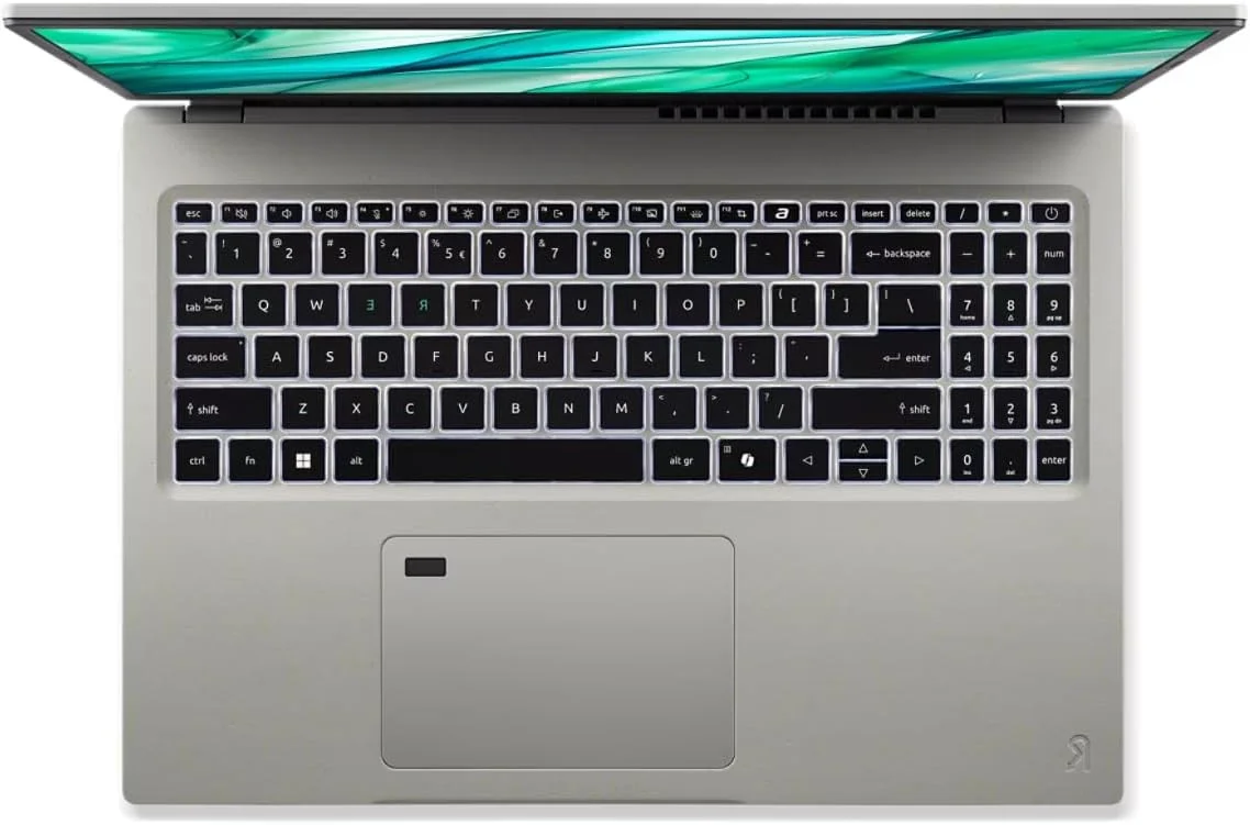 لپ تاپ ایسر 2025 | Aspire Vero | نمایشگر 16 اینچی IPS با رزولوشن 2560x1600 | پردازنده Intel-12 Core Ultra 7 155U | رم 16 گیگابایتی LPDDR5 | حافظه SSD 2 ترابایتی | ویندوز 10 هوم | Wi-Fi 6E - BT 5.3 - کیبورد با نور پس زمینه - دوربین 1440p QHD - خاکستری سنگفرشی