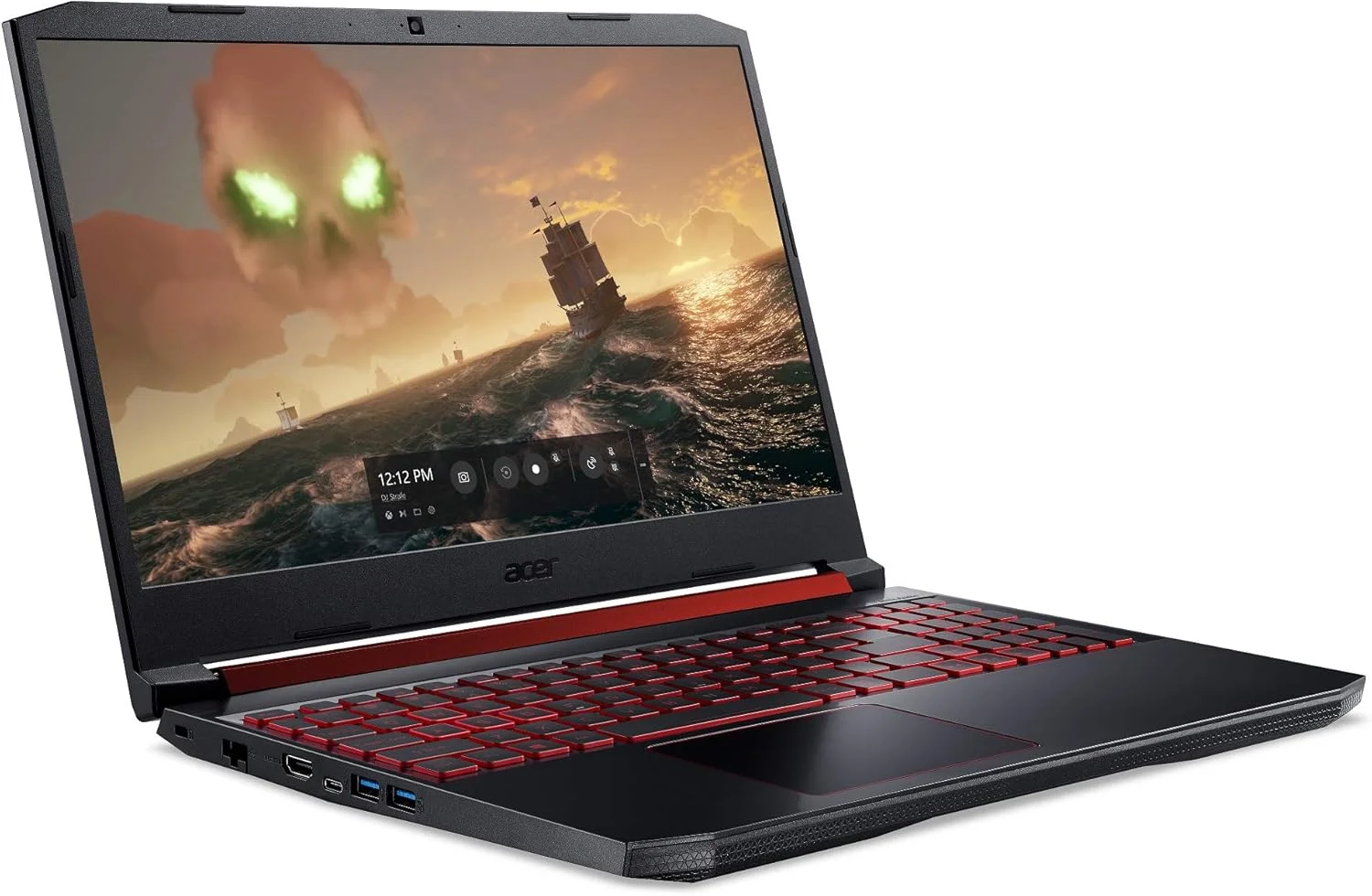 لپ تاپ گیمینگ Acer Nitro 5 مدل 2022، صفحه نمایش 15.6 اینچی FHD 144Hz IPS، پردازنده AMD Ryzen 5 5600H (تا 4.2 گیگاهرتز)، کارت گرافیک Nvidia GeForce RTX 3060، رم 8 گیگابایتی DDR4، حافظه SSD 512 گیگابایتی PCle NVMe، ویندوز 11 هوم، Cefesfy
