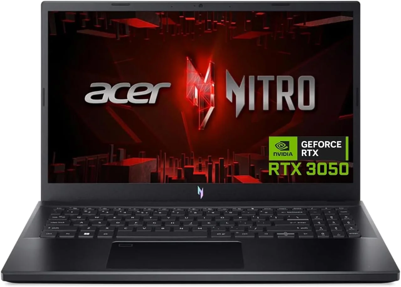 لپ تاپ گیمینگ Acer Nitro V15 - نسل سیزدهم Intel i5-13420H، رم 16 گیگابایت، SSD 512 ترابایت، 144 هرتز، گرافیک RTX 3050 6GB، ویندوز 11 هوم (قابل ارتقا)
