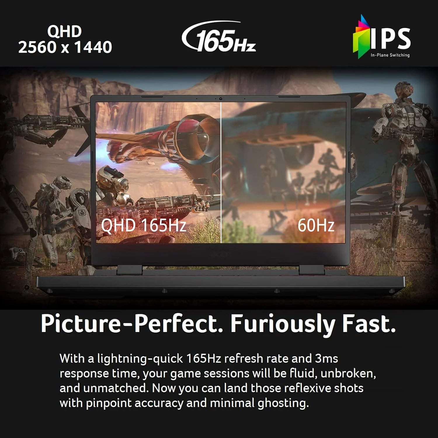 لپ تاپ گیمینگ Acer Nitro 5 AN515-58-7583 | پردازنده Intel Core i7-12700H | کارت گرافیک NVIDIA GeForce RTX 3070 Ti | صفحه نمایش 15.6 اینچی QHD 165Hz 3ms IPS | رم 16 گیگابایتی DDR4 | حافظه SSD 2 ترابایتی در RAID 0 | Killer WiFi 6 | کیبورد RGB لپ تاپ گیمینگ Acer Nitro 5 AN515-58-7583 | پردازنده Intel Core i7-12700H | کارت گرافیک NVIDIA GeForce RTX 3070 Ti | صفحه نمایش 15.6 اینچی QHD 165Hz 3ms IPS | رم 16 گیگابایتی DDR4 | حافظه SSD 2 ترابایتی در RAID 0 | Killer WiFi 6 | کیبورد RGB