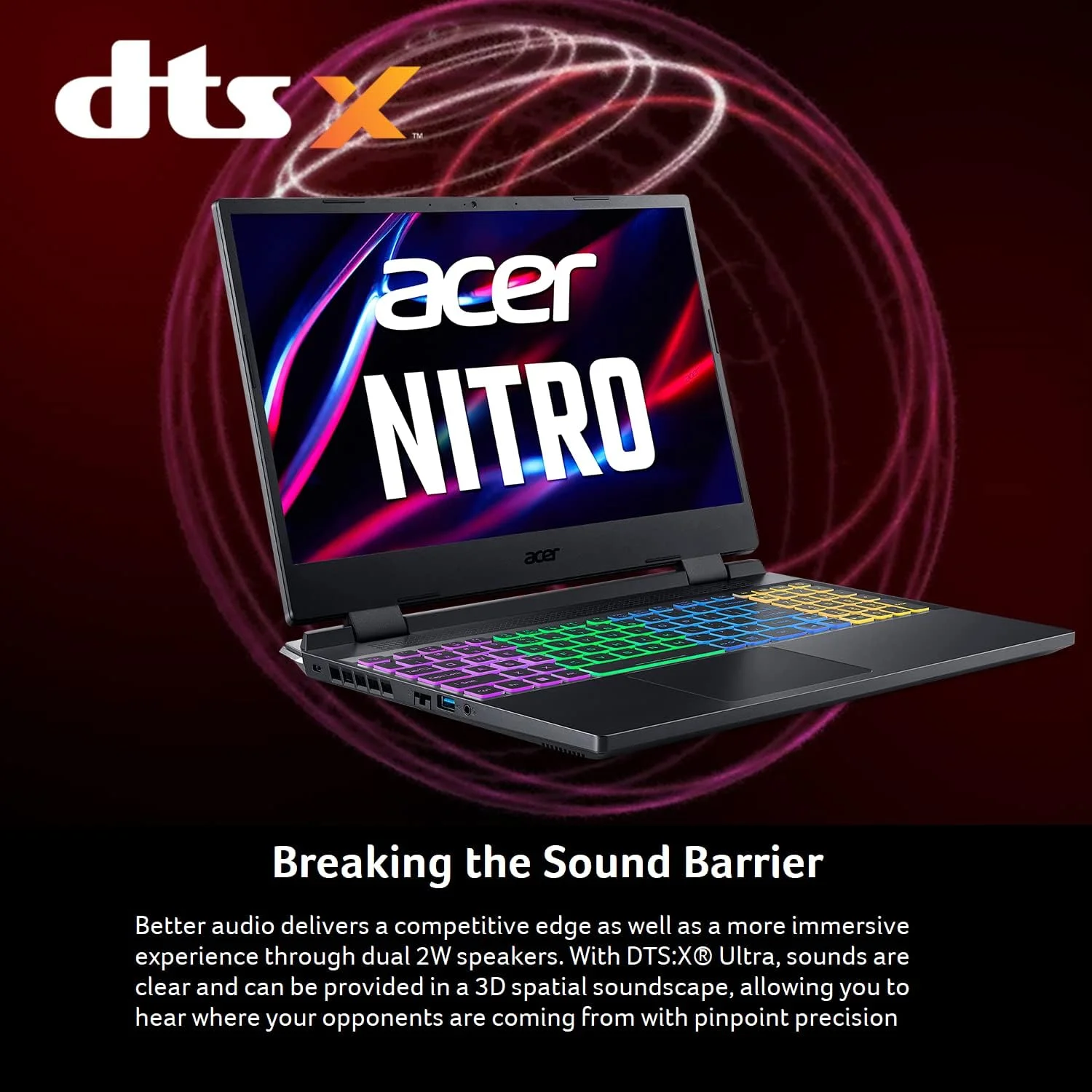 لپ تاپ گیمینگ Acer Nitro 5 AN515-58-7583 | پردازنده Intel Core i7-12700H | کارت گرافیک NVIDIA GeForce RTX 3070 Ti | صفحه نمایش 15.6 اینچی QHD 165Hz 3ms IPS | رم 16 گیگابایتی DDR4 | حافظه SSD 2 ترابایتی در RAID 0 | Killer WiFi 6 | کیبورد RGB لپ تاپ گیمینگ Acer Nitro 5 AN515-58-7583 | پردازنده Intel Core i7-12700H | کارت گرافیک NVIDIA GeForce RTX 3070 Ti | صفحه نمایش 15.6 اینچی QHD 165Hz 3ms IPS | رم 16 گیگابایتی DDR4 | حافظه SSD 2 ترابایتی در RAID 0 | Killer WiFi 6 | کیبورد RGB