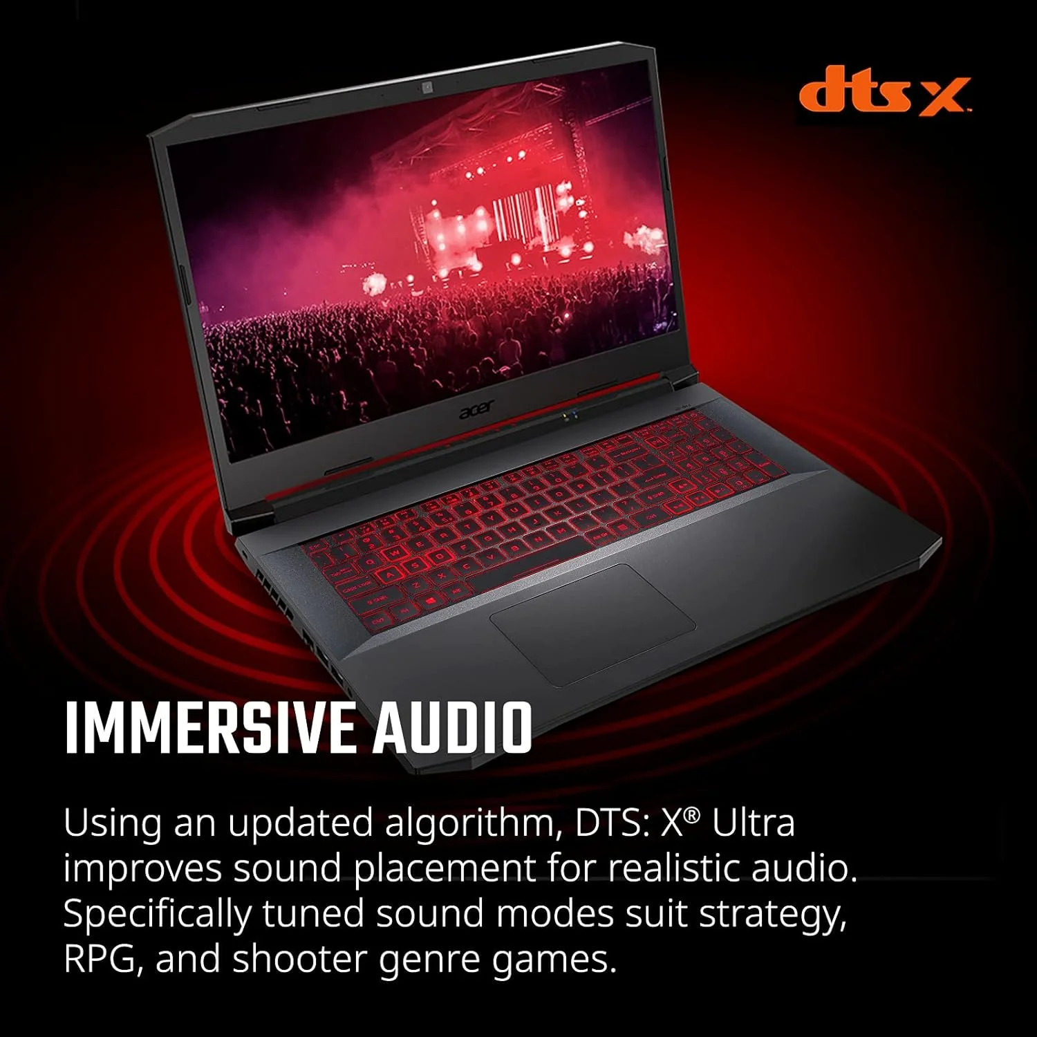 لپ تاپ گیمینگ Acer Nitro 5 AN517-54-79L1 | پردازنده Intel Core i7-11800H | کارت گرافیک NVIDIA GeForce RTX 3050Ti | صفحه نمایش 17.3 اینچی FHD 144Hz IPS | رم 16 گیگابایتی DDR4 | حافظه SSD NVMe 1 ترابایتی | Killer Wi-Fi 6 | کیبورد با نور پس زمینه | ویندوز 11 لپ تاپ گیمینگ Acer Nitro 5 AN517-54-79L1 | پردازنده Intel Core i7-11800H | کارت گرافیک NVIDIA GeForce RTX 3050Ti | صفحه نمایش 17.3 اینچی FHD 144Hz IPS | رم 16 گیگابایتی DDR4 | حافظه SSD NVMe 1 ترابایتی | Killer Wi-Fi 6 | کیبورد با نور پس زمینه | ویندوز 11