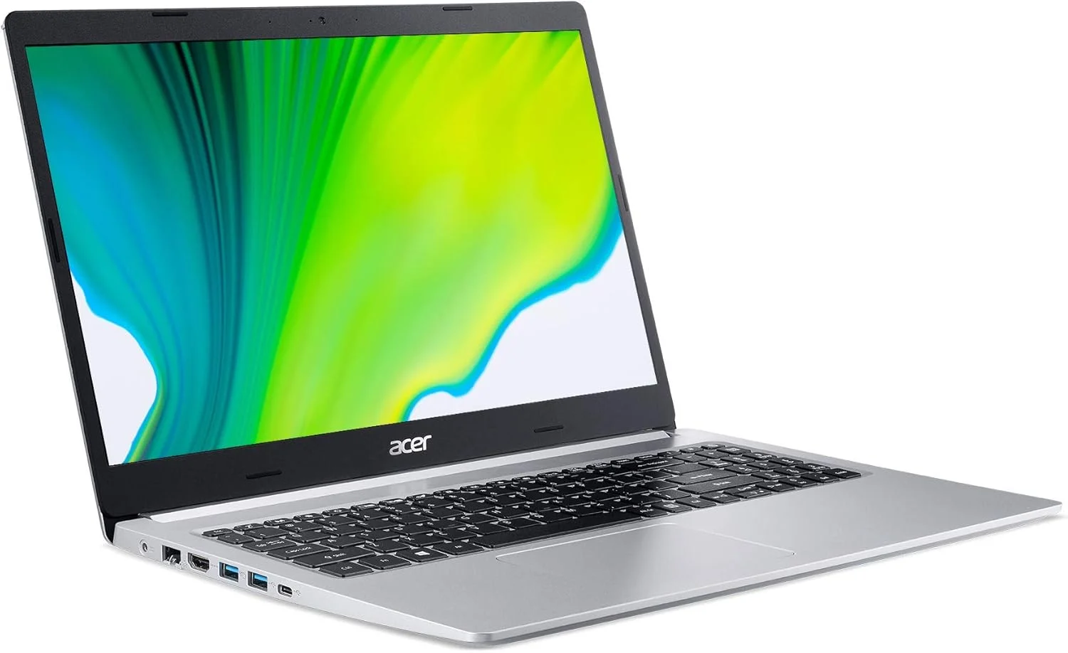 لپ تاپ Acer Aspire 5 A515 با پردازنده AMD Ryzen 5-5500U شش هسته ای تا 4.0 گیگاهرتز / 8 گیگابایت رم DDR4 / 512 گیگابایت SSD / 2 گیگابایت گرافیک AMD Radeon RX640 / صفحه نمایش 15.6 اینچی FHD SlimBezel / حسگر اثر انگشت / ویندوز 10 هوم / نقره ای لپ تاپ Acer Aspire 5 A515 با پردازنده AMD Ryzen 5-5500U شش هسته ای تا 4.0 گیگاهرتز / 8 گیگابایت رم DDR4 / 512 گیگابایت SSD / 2 گیگابایت گرافیک AMD Radeon RX640 / صفحه نمایش 15.6 اینچی FHD SlimBezel / حسگر اثر انگشت / ویندوز 10 هوم / نقره ای