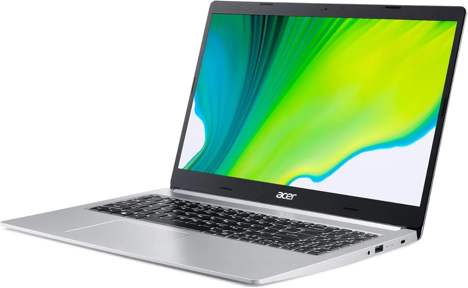 لپ تاپ Acer Aspire 5 A515 با پردازنده AMD Ryzen 5-5500U شش هسته ای تا 4.0 گیگاهرتز / 8 گیگابایت رم DDR4 / 512 گیگابایت SSD / 2 گیگابایت گرافیک AMD Radeon RX640 / صفحه نمایش 15.6 اینچی FHD SlimBezel / حسگر اثر انگشت / ویندوز 10 هوم / نقره ای لپ تاپ Acer Aspire 5 A515 با پردازنده AMD Ryzen 5-5500U شش هسته ای تا 4.0 گیگاهرتز / 8 گیگابایت رم DDR4 / 512 گیگابایت SSD / 2 گیگابایت گرافیک AMD Radeon RX640 / صفحه نمایش 15.6 اینچی FHD SlimBezel / حسگر اثر انگشت / ویندوز 10 هوم / نقره ای