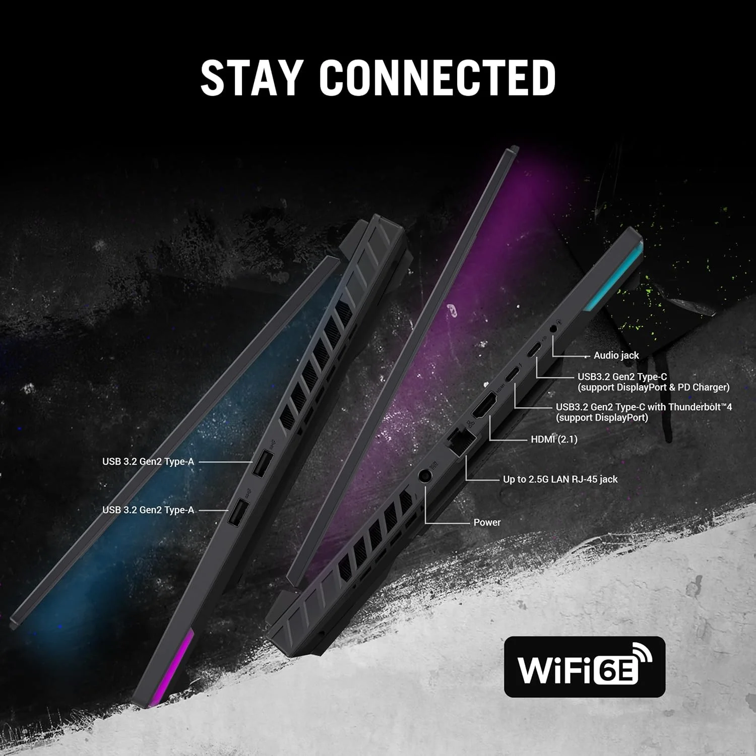 لپ تاپ گیمینگ ایسوس ROG Strix G16 (2024)، نمایشگر 16 اینچی Nebula با نسبت تصویر 16:10 QHD 240Hz، کارت گرافیک GeForce RTX 4060، پردازنده Intel® Core™ i9-14900HX، رم 16 گیگابایتی DDR5-5600، حافظه SSD 1 ترابایتی PCIe، Wi-Fi 6E، ویندوز 11، G614JVR-ES94 لپ تاپ گیمینگ ایسوس ROG Strix G16 (2024)، نمایشگر 16 اینچی Nebula با نسبت تصویر 16:10 QHD 240Hz، کارت گرافیک GeForce RTX 4060، پردازنده Intel® Core™ i9-14900HX، رم 16 گیگابایتی DDR5-5600، حافظه SSD 1 ترابایتی PCIe، Wi-Fi 6E، ویندوز 11، G614JVR-ES94