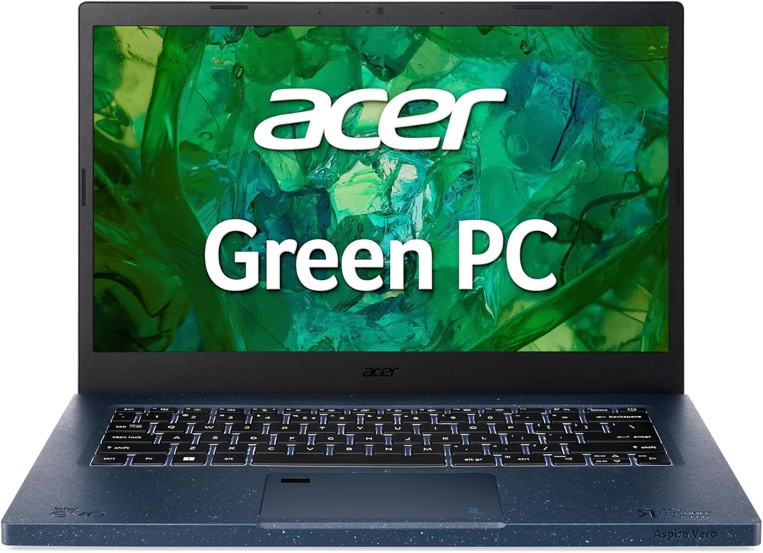 ایسر اسپایر ورو AV14-52P-55N4 اینتل Evo Green PC | نمایشگر 14 اینچی FHD IPS 100% sRGB | اینتل Core i5-1335U | گرافیک اینتل Iris Xe | 8 گیگابایت LPDDR4X | 512 گیگابایت SSD Gen 4 | Killer Wi-Fi 6E | مواد PCR