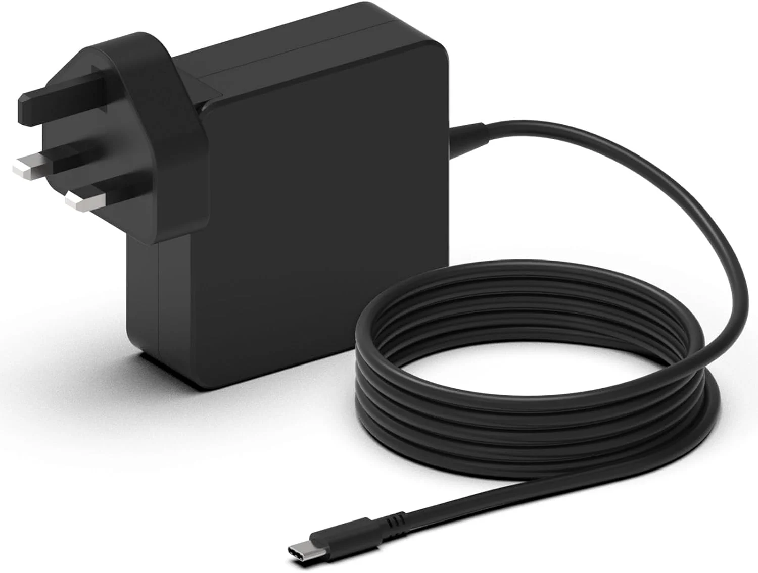 شارژر لپ تاپ 65 واتی USB-C، سازگار با کروم بوک های HP، لنوو ThinkPad Yoga، ایسوس، دل XPS، ایسر، سامسونگ، هواوی، شیائومی و سایر دستگاه های Type C