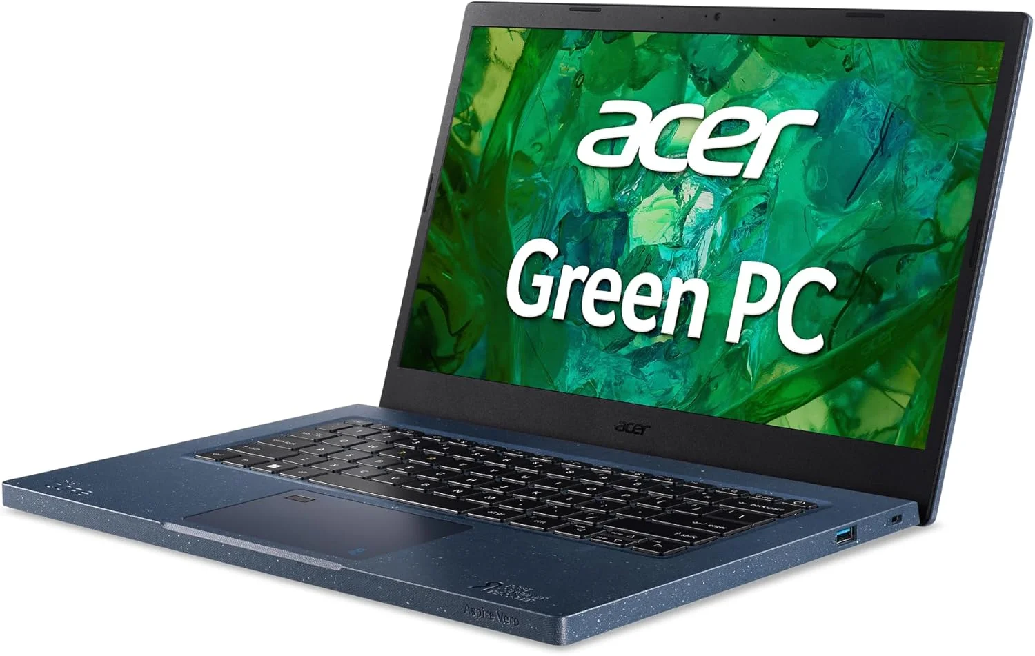 ایسر اسپایر ورو AV14-52P-55N4 اینتل Evo Green PC | نمایشگر 14 اینچی FHD IPS 100% sRGB | اینتل Core i5-1335U | گرافیک اینتل Iris Xe | 8 گیگابایت LPDDR4X | 512 گیگابایت SSD Gen 4 | Killer Wi-Fi 6E | مواد PCR