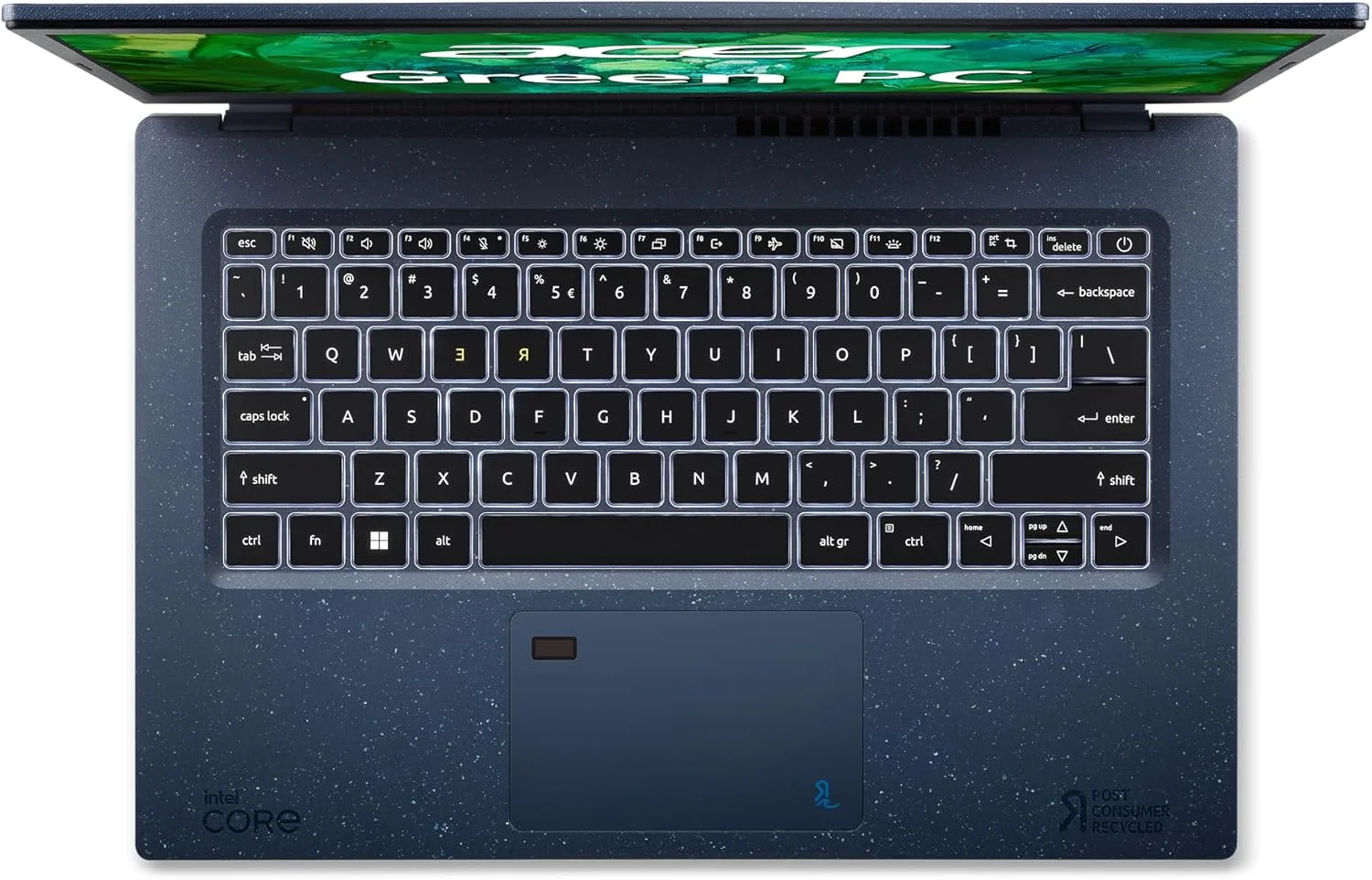 ایسر اسپایر ورو AV14-52P-55N4 اینتل Evo Green PC | نمایشگر 14 اینچی FHD IPS 100% sRGB | اینتل Core i5-1335U | گرافیک اینتل Iris Xe | 8 گیگابایت LPDDR4X | 512 گیگابایت SSD Gen 4 | Killer Wi-Fi 6E | مواد PCR