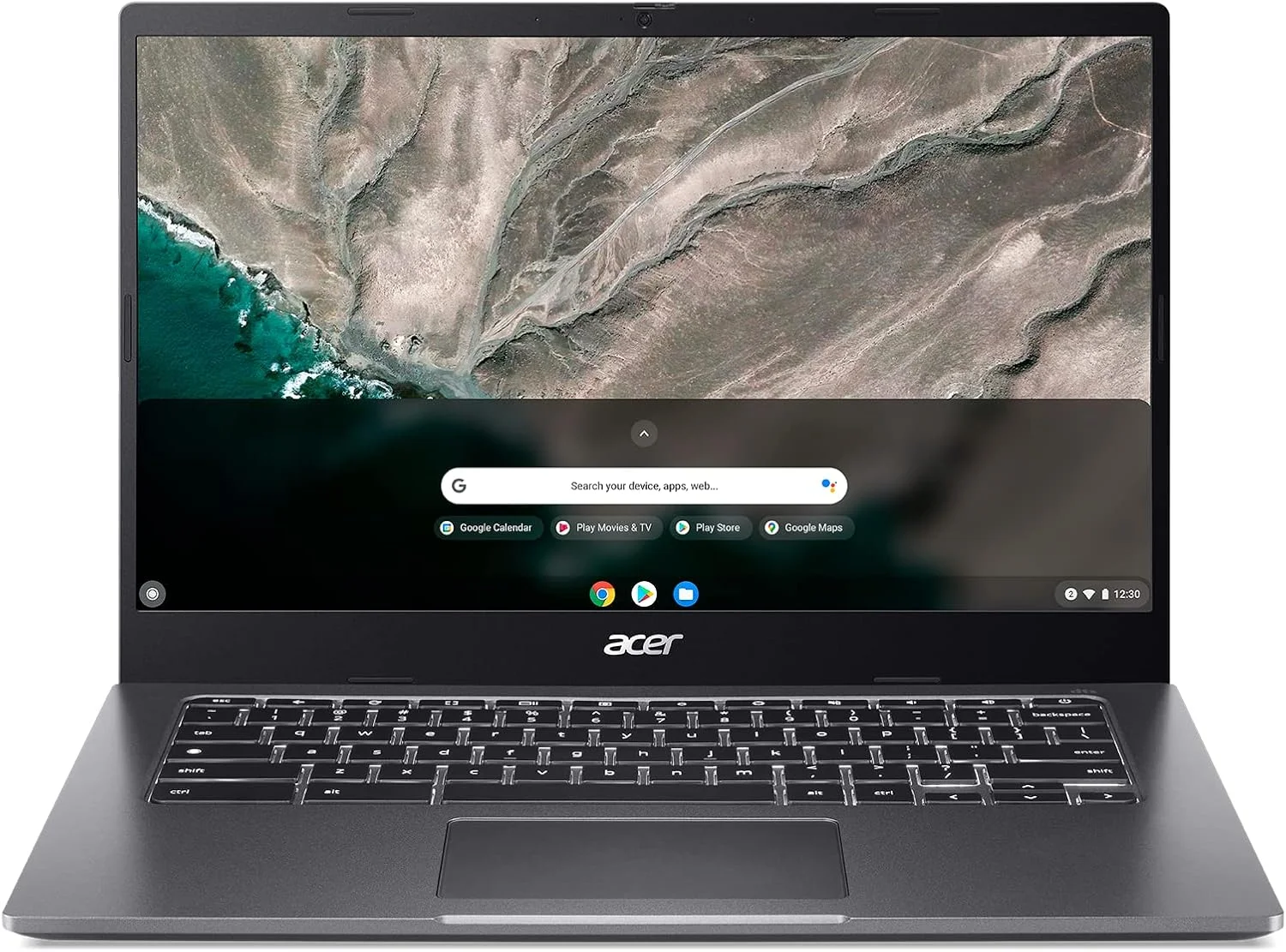 لپ تاپ Acer Chromebook Enterprise 514 | پردازنده Intel Core i3-1115G4 | صفحه نمایش لمسی 14 اینچی Full HD IPS | رم 8 گیگابایتی LPDDR4X | حافظه SSD NVMe 128 گیگابایتی | microSD | Intel Wi-Fi 6 | صفحه کلید با نور پس زمینه | سیستم عامل Chrome | CB514-1WT-33MW