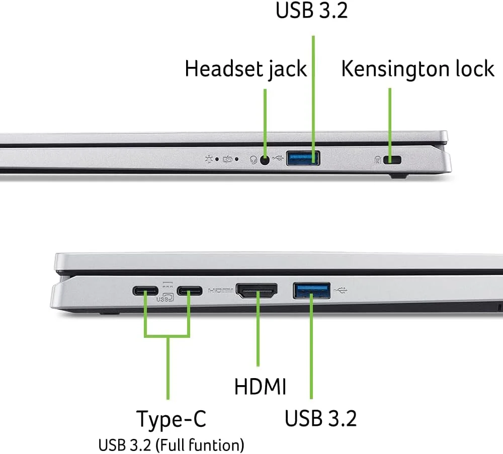 لپ تاپ ایسر Aspire Go 15 با قابلیت هوش مصنوعی | صفحه نمایش 15.6 اینچی FHD (1920 x 1080) IPS | پردازنده Intel Core i7-13620H | کارت گرافیک Intel UHD | رم 16 گیگابایتی DDR5 | حافظه SSD 512 گیگابایتی PCIe Gen4 | Wi-Fi 6 | ویندوز 11 هوم | AG15-71P-794K