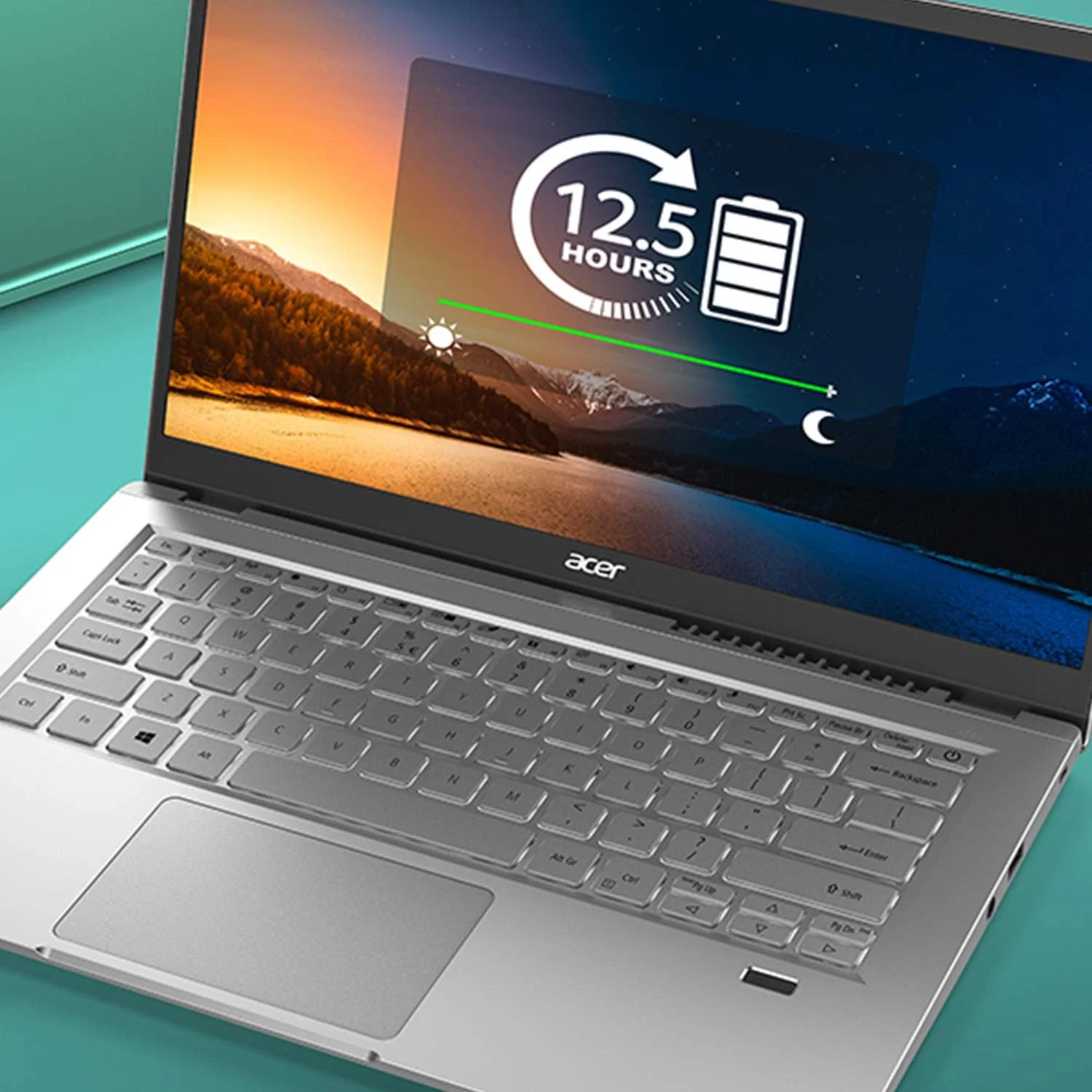 لپ تاپ سبک و باریک Acer Swift 3 | نمایشگر 14 اینچی Full HD IPS 100% sRGB | پردازنده هشت هسته ای AMD Ryzen 7 5700U | 8 گیگابایت LPDDR4X | 512 گیگابایت NVMe SSD | WiFi 6 | صفحه کلید با نور پس زمینه | FPR | آمازون الکسا | SF314-43-R2YY لپ تاپ سبک و باریک Acer Swift 3 | نمایشگر 14 اینچی Full HD IPS 100% sRGB | پردازنده هشت هسته ای AMD Ryzen 7 5700U | 8 گیگابایت LPDDR4X | 512 گیگابایت NVMe SSD | WiFi 6 | صفحه کلید با نور پس زمینه | FPR | آمازون الکسا | SF314-43-R2YY