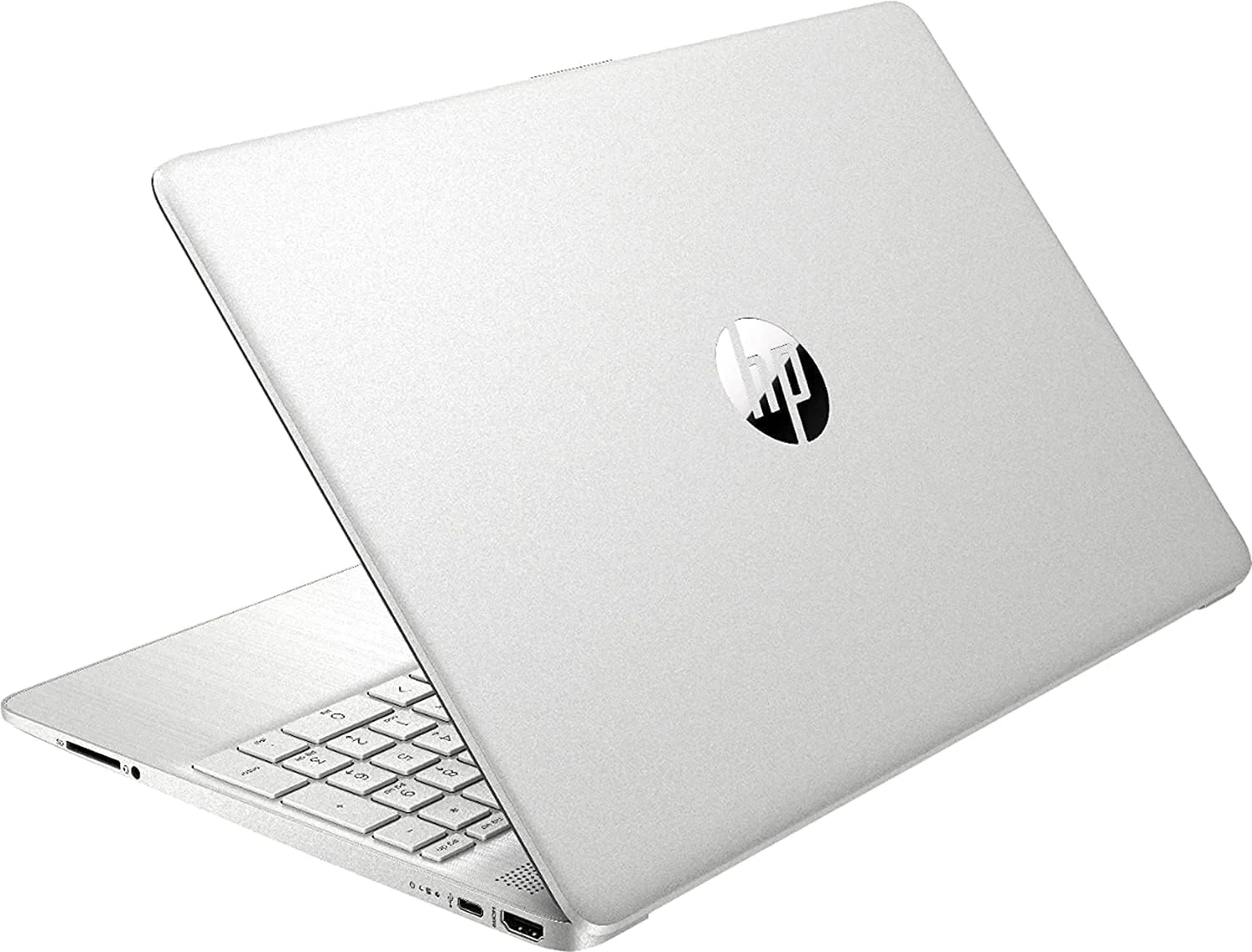 لپ تاپ HP 15-EF3017CA با صفحه نمایش 15.6 اینچی FHD IPS، پردازنده AMD Ryzen 5 5625U، گرافیک AMD Radeon، رم 16 گیگابایتی DDR4، حافظه SSD 1 ترابایتی، ویندوز 11 هوم، نقره ای طبیعی (بازسازی شده)