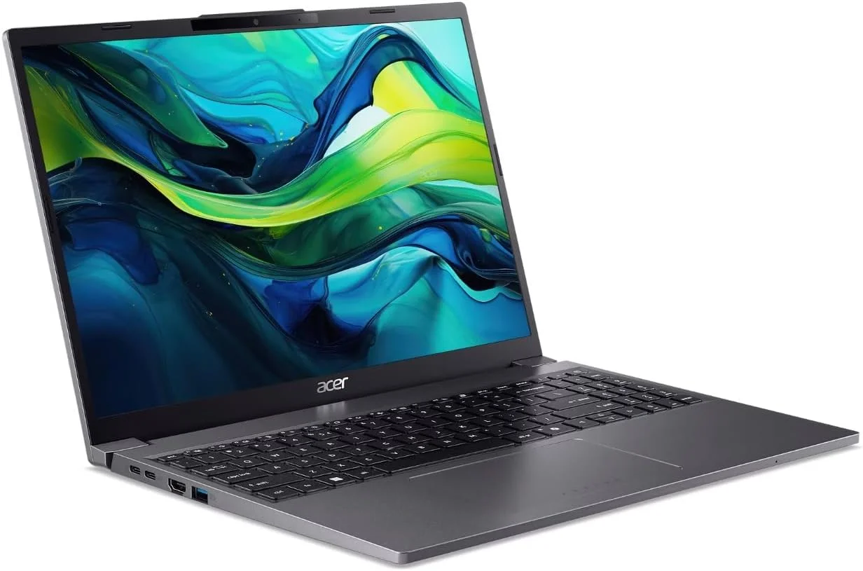 لپ تاپ Acer Aspire Go 15 مجهز به هوش مصنوعی، صفحه نمایش 15.3 اینچی WUXGA IPS، پردازنده Intel Core i7-1355U، رم 16 گیگابایتی DDR5، حافظه SSD 512 گیگابایتی PCIe Gen4، گرافیک Intel UHD، تاچ پد دقیق، بلوتوث 5.1، وای فای 6، ویندوز 11 پرو (ارتقا یافته) لپ تاپ Acer Aspire Go 15 مجهز به هوش مصنوعی، صفحه نمایش 15.3 اینچی WUXGA IPS، پردازنده Intel Core i7-1355U، رم 16 گیگابایتی DDR5، حافظه SSD 512 گیگابایتی PCIe Gen4، گرافیک Intel UHD، تاچ پد دقیق، بلوتوث 5.1، وای فای 6، ویندوز 11 پرو (ارتقا یافته)