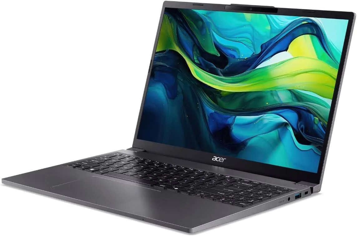 لپ تاپ Acer Aspire Go 15 مجهز به هوش مصنوعی، صفحه نمایش 15.3 اینچی WUXGA IPS، پردازنده Intel Core i7-1355U، رم 16 گیگابایتی DDR5، حافظه SSD 512 گیگابایتی PCIe Gen4، گرافیک Intel UHD، تاچ پد دقیق، بلوتوث 5.1، وای فای 6، ویندوز 11 پرو (ارتقا یافته) لپ تاپ Acer Aspire Go 15 مجهز به هوش مصنوعی، صفحه نمایش 15.3 اینچی WUXGA IPS، پردازنده Intel Core i7-1355U، رم 16 گیگابایتی DDR5، حافظه SSD 512 گیگابایتی PCIe Gen4، گرافیک Intel UHD، تاچ پد دقیق، بلوتوث 5.1، وای فای 6، ویندوز 11 پرو (ارتقا یافته)