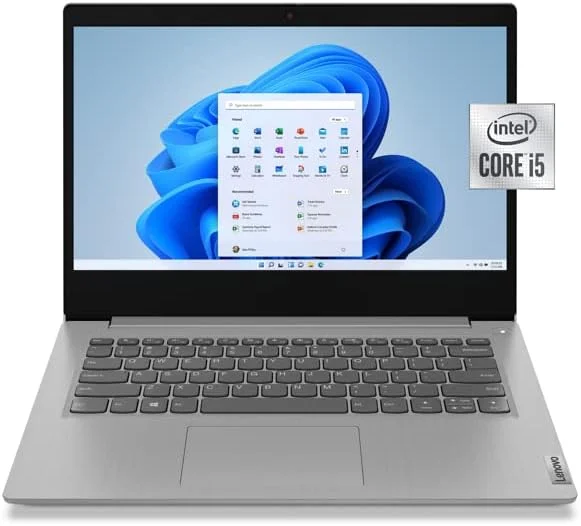 لپ تاپ 14 اینچی FHD باریک و سبک Lenovo IdeaPad، پردازنده Intel Core i5-1305u (نسل سیزدهم)، 8 گیگابایت رم، 512 گیگابایت SSD، HDMI، وب کم، Wi-Fi، بلوتوث 5.0، کارت خوان، ویندوز 11، خاکستری