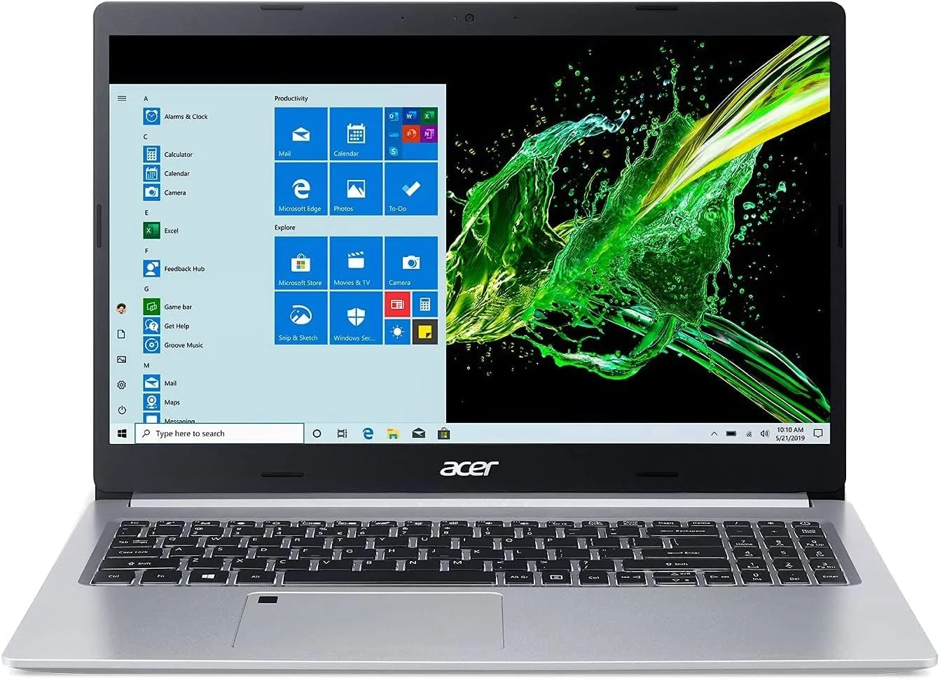 لپ تاپ Acer Aspire 5 A515 با پردازنده نسل 11 اینتل Core i7-1165G7 چهار هسته ای تا 4.70 گیگاهرتز / 16 گیگابایت رم DDR4 / 512 گیگابایت حافظه SSD / 2 گیگابایت گرافیک Nvidia MX450 / صفحه نمایش 15.6 اینچی FHD / ویندوز 11 / WiFi-6 / نقره ای خالص