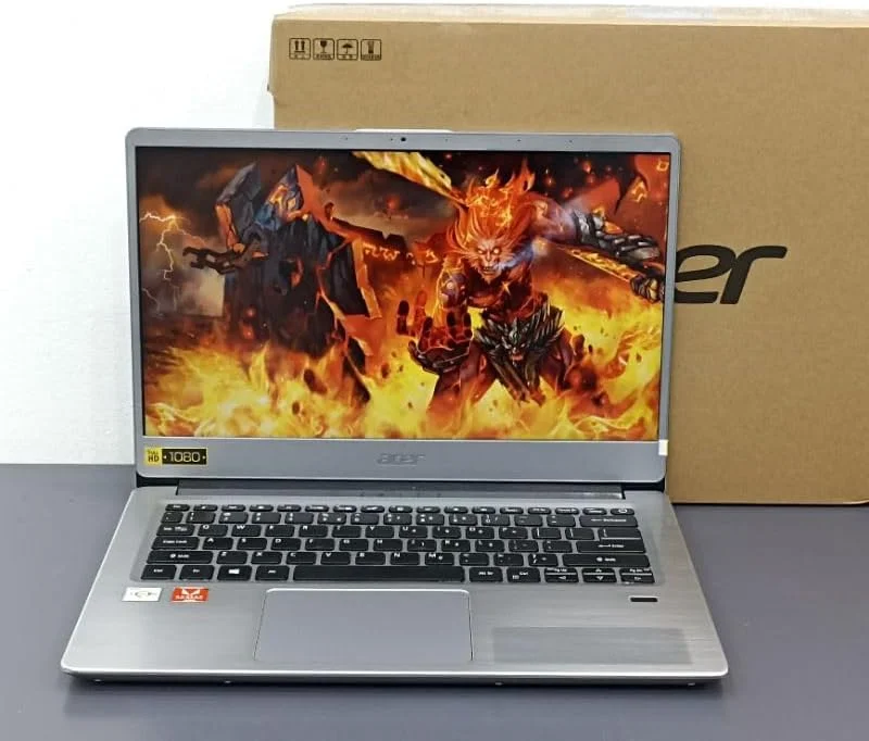 لپ تاپ ACER Swift 3 | صفحه نمایش 14 اینچی Full HD IPS | پردازنده AMD Athlon هشت هسته ای | گرافیک AMD Radeon | 8 گیگابایت LPDDR4X 256 گیگابایت SSD | Wi-Fi 6 | حسگر اثر انگشت | صفحه کلید با نور پس زمینه | ویندوز 11 [ارتقا یافته] [تجدید شده]
