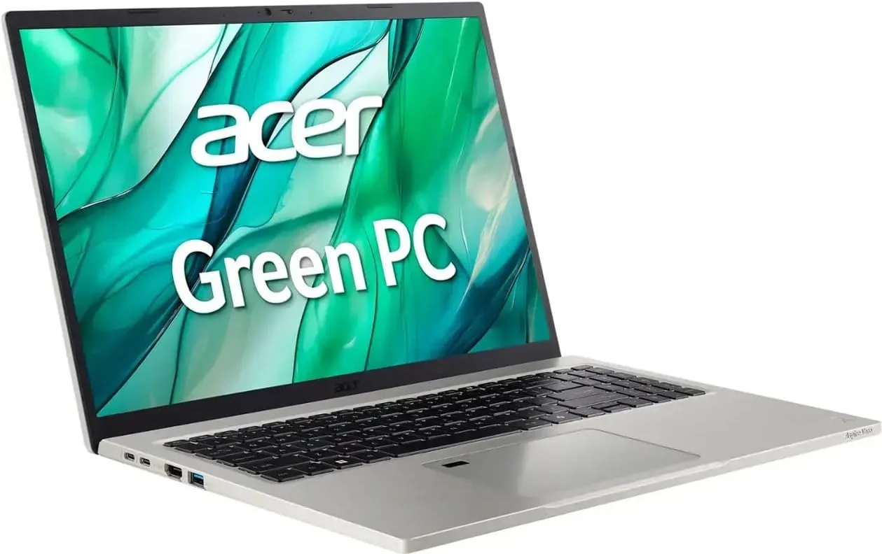 لپ تاپ Acer Aspire Vero 16 مجهز به هوش مصنوعی، صفحه نمایش 16.0 اینچی IPS WQXGA (پردازنده Intel Core Ultra 7 155U، رم 16 گیگابایتی LPDDR5X، حافظه SSD 512 گیگابایتی PCIe، گرافیک Intel، صفحه کلید با نور پس زمینه، حسگر اثر انگشت، 2 پورت Thunderbolt 4، WiFi 6E، ویندوز 11 پرو) لپ تاپ Acer Aspire Vero 16 مجهز به هوش مصنوعی، صفحه نمایش 16.0 اینچی IPS WQXGA (پردازنده Intel Core Ultra 7 155U، رم 16 گیگابایتی LPDDR5X، حافظه SSD 512 گیگابایتی PCIe، گرافیک Intel، صفحه کلید با نور پس زمینه، حسگر اثر انگشت، 2 پورت Thunderbolt 4، WiFi 6E، ویندوز 11 پرو)
