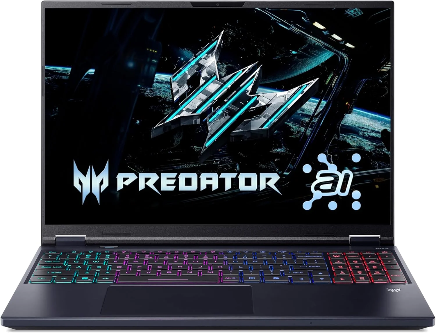 لپ تاپ گیمینگ Acer Predator Helios Neo 16، نسل 14 اینتل Core Ultra 9-275HX با 24 هسته تا 5.4 گیگاهرتز/ 16 گیگابایت DDR5 6400MHz/ 1 ترابایت SSD/ 8 گیگابایت NVIDIA® GeForce® RTX 5060/ 16 اینچ WQXGA IPS 180Hz/ W11/ WiFi-6/ مشکی ابسیدین