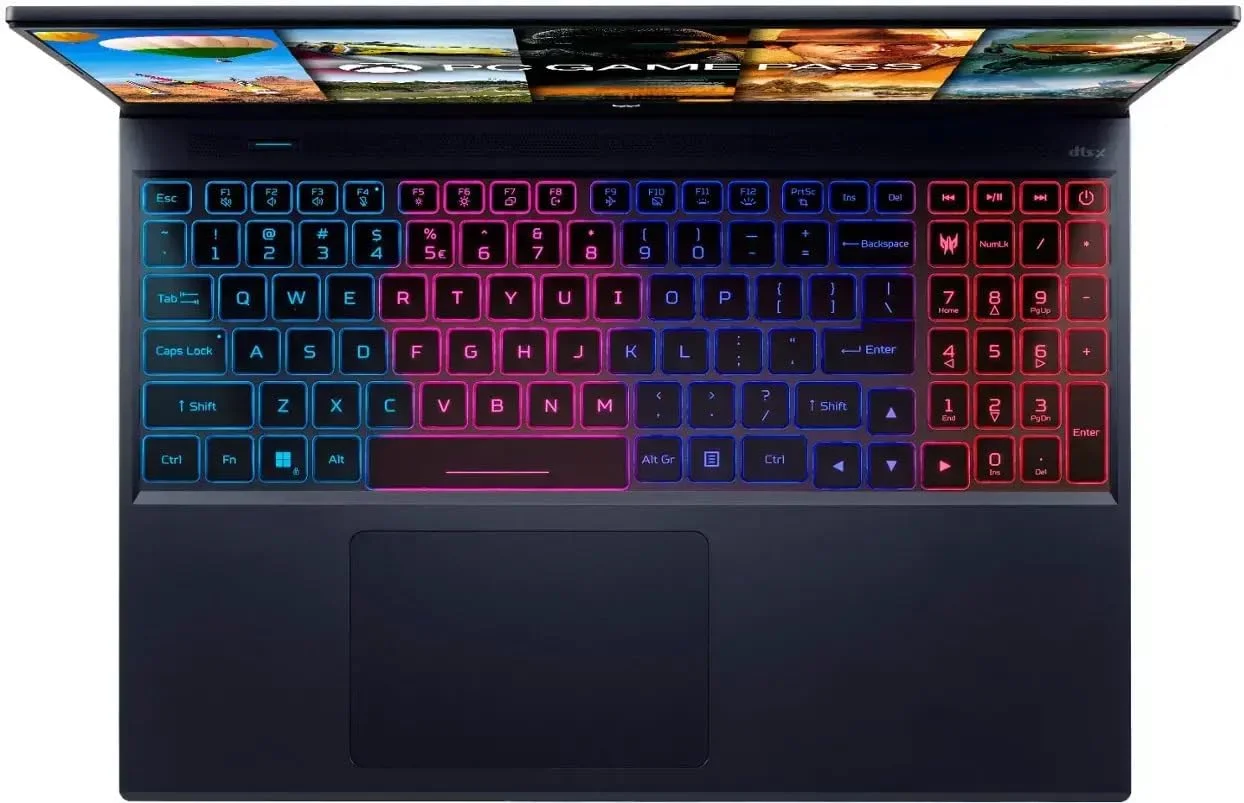 لپ تاپ گیمینگ Acer Predator Helios Neo 16، صفحه نمایش 16 اینچی WUXGA ComfyView IPS 165Hz، پردازنده Intel Core i9-14900HX، رم 16 گیگابایتی، SSD 1 ترابایتی، کارت گرافیک GeForce RTX 4060 8GB، کیبورد انگلیسی، ویندوز 11، مشکی