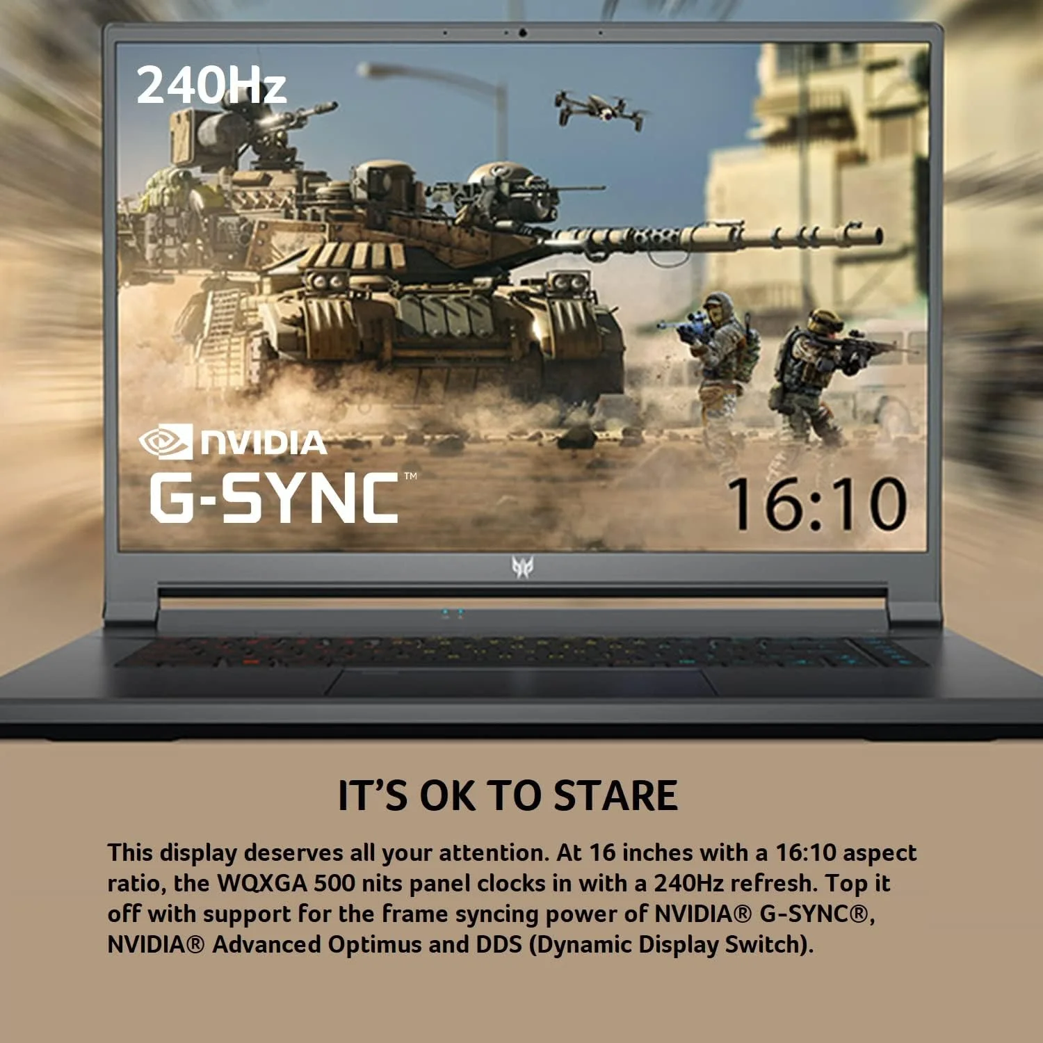 لپ تاپ گیمینگ/خلاقیت ایسر Predator Triton 500 SE | نسل دوازدهم Intel i9-12900H | GeForce RTX 3080 Ti | نمایشگر 16 اینچی WQXGA 240Hz G-SYNC | 32 گیگابایت LPDDR5 | 1 ترابایت SSD Gen 4x4 | Killer Wi-Fi 6E | PT516-52s-99EL
