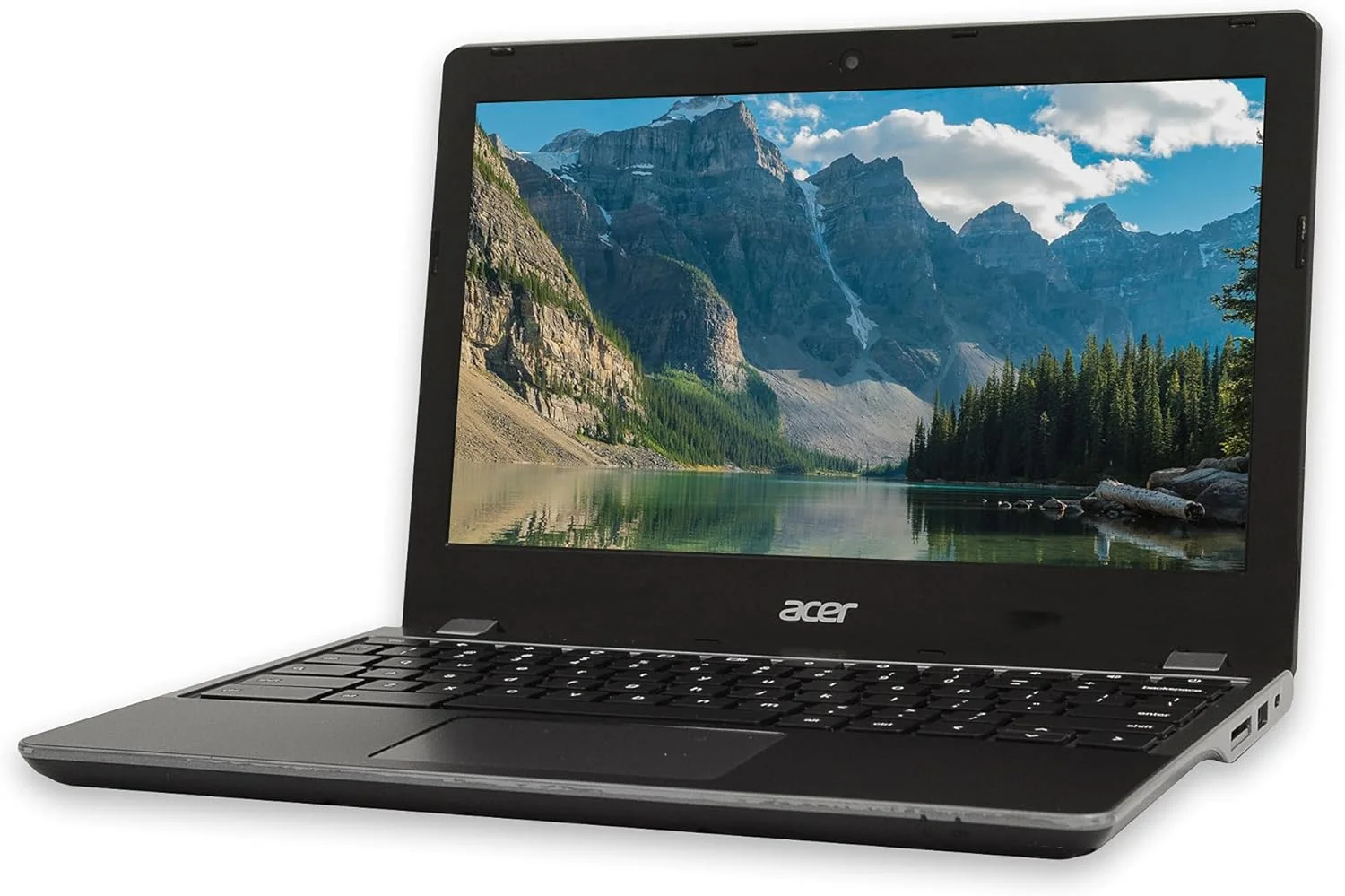 لپ تاپ ایسر (بازسازی شده) Chromebook C740-C4PE، صفحه نمایش 11.6 اینچی HD، رم 4 گیگابایتی، حافظه SSD 16 گیگابایتی، HDMI، سیستم عامل Chrome