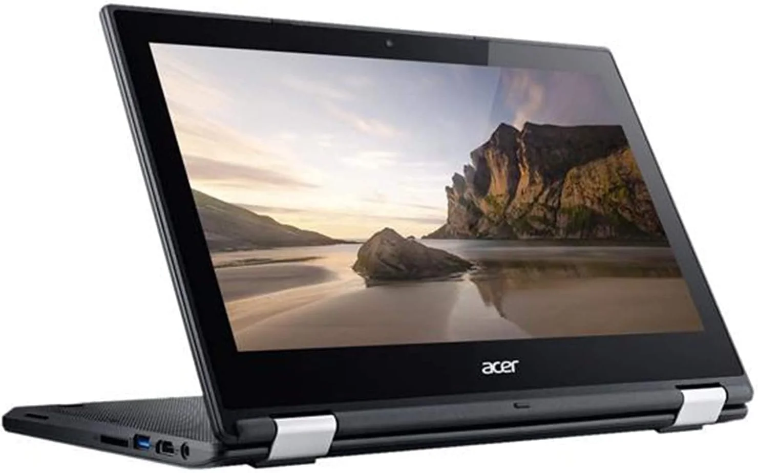 لپ تاپ 2 در 1 لمسی Acer Chromebook R11 (بازسازی شده) اینتل سلرون 4 گیگابایت رم 16 گیگابایت SSD صفحه نمایش 11.6 اینچی، شامل شارژر و سیم برق، وب کم، وای فای، ChromeOS، مشکی لپ تاپ 2 در 1 لمسی Acer Chromebook R11 (بازسازی شده) اینتل سلرون 4 گیگابایت رم 16 گیگابایت SSD صفحه نمایش 11.6 اینچی، شامل شارژر و سیم برق، وب کم، وای فای، ChromeOS، مشکی